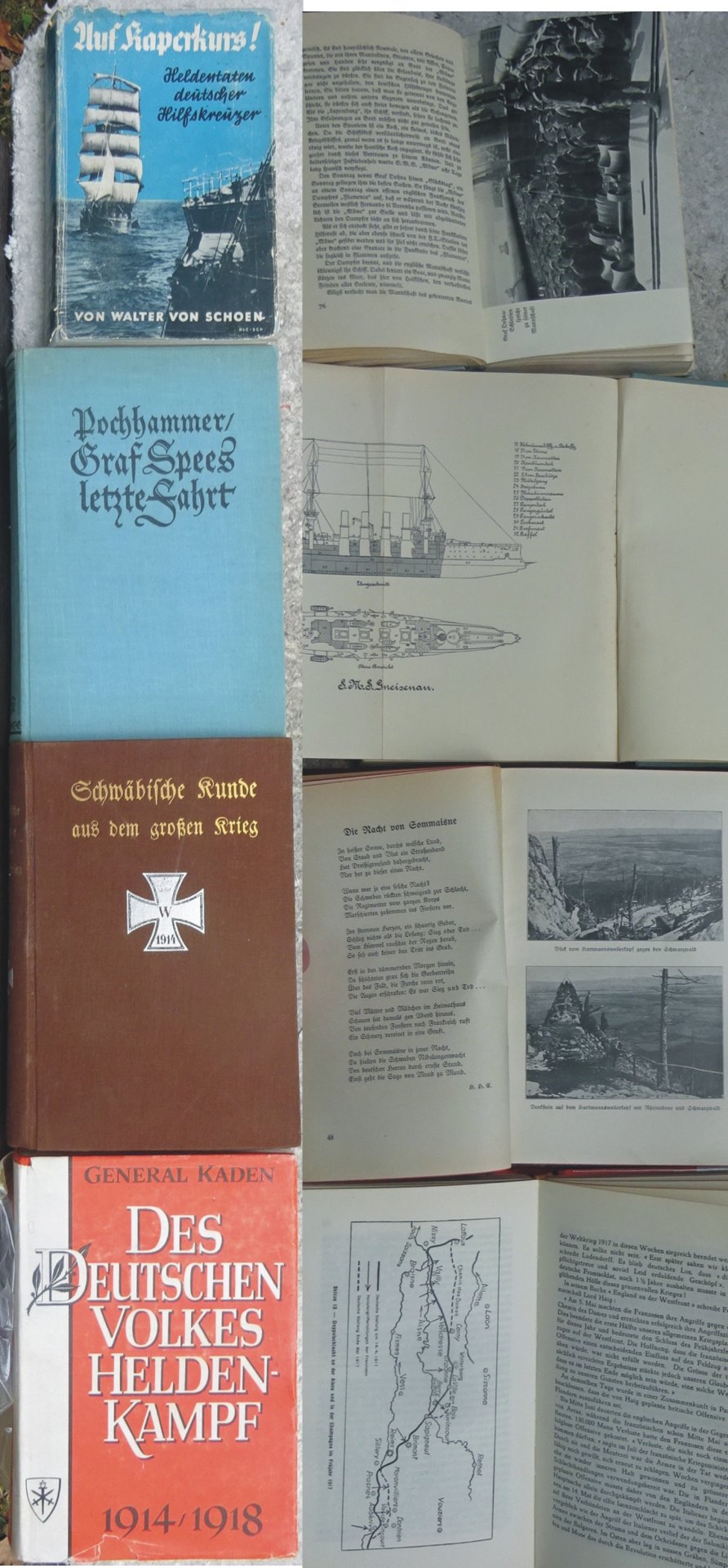 4 alte Original-Bücher I.Weltkrieg – Bild 1
