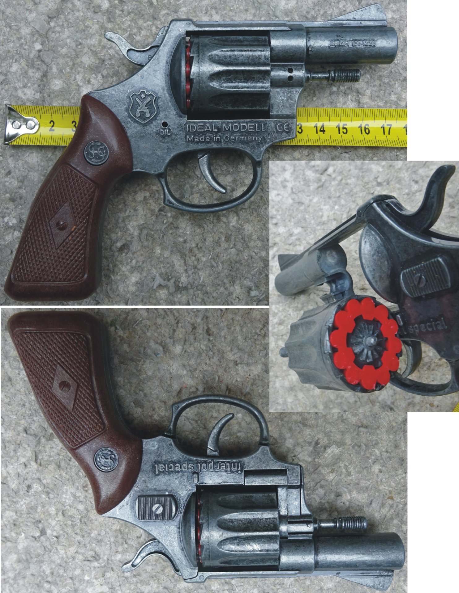 Metall-Spielzeug-Revolver Interpol Spezial – Bild 1