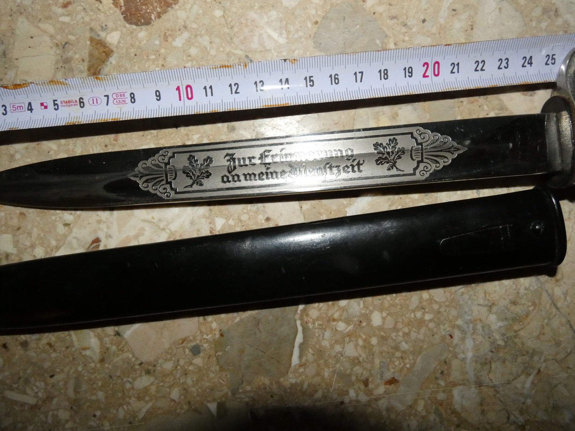 Seitengewehr 98 mit Klingenätzung – Bild 2