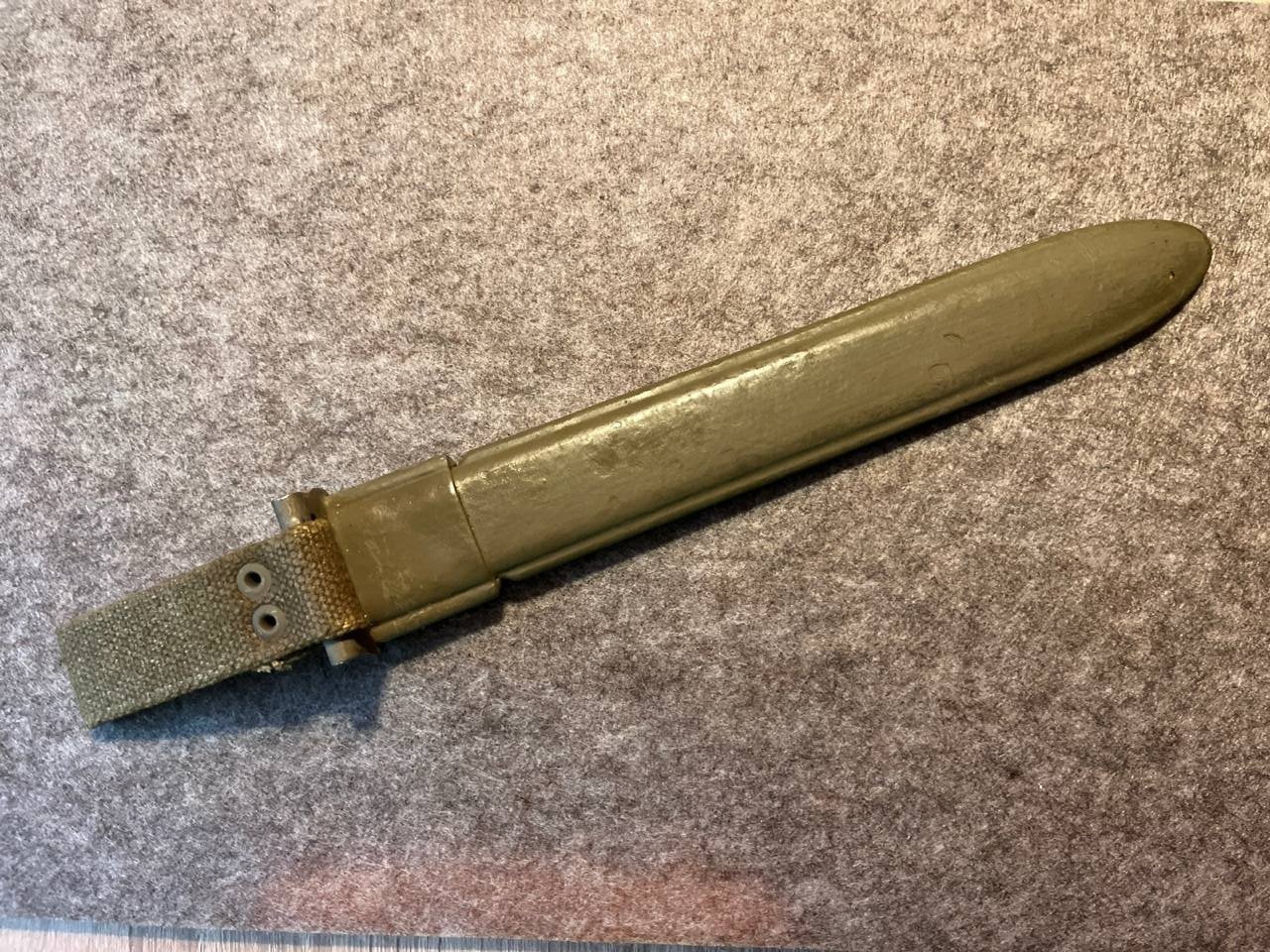 BAJONETT SCHEIDE ORIGINAL GARAND KAMPFMESSER ARSENALWARE – Bild 1