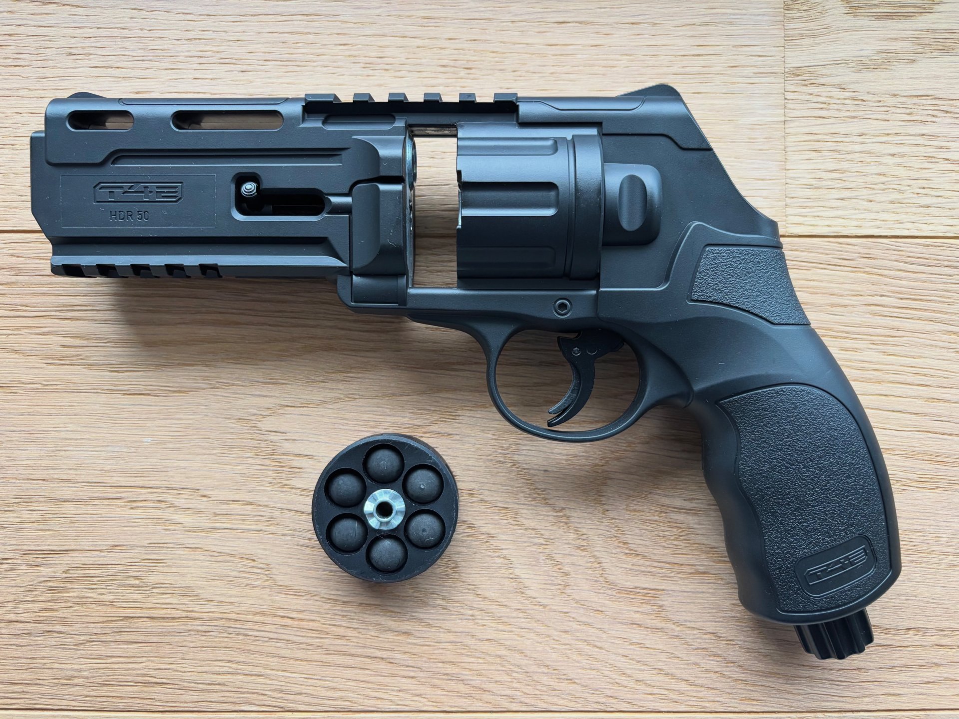 Umarex T4E "Home Defense Revolver" HDR 50 Gen1 BLACK, CO2 Defense-Training-Marker – Bild 1