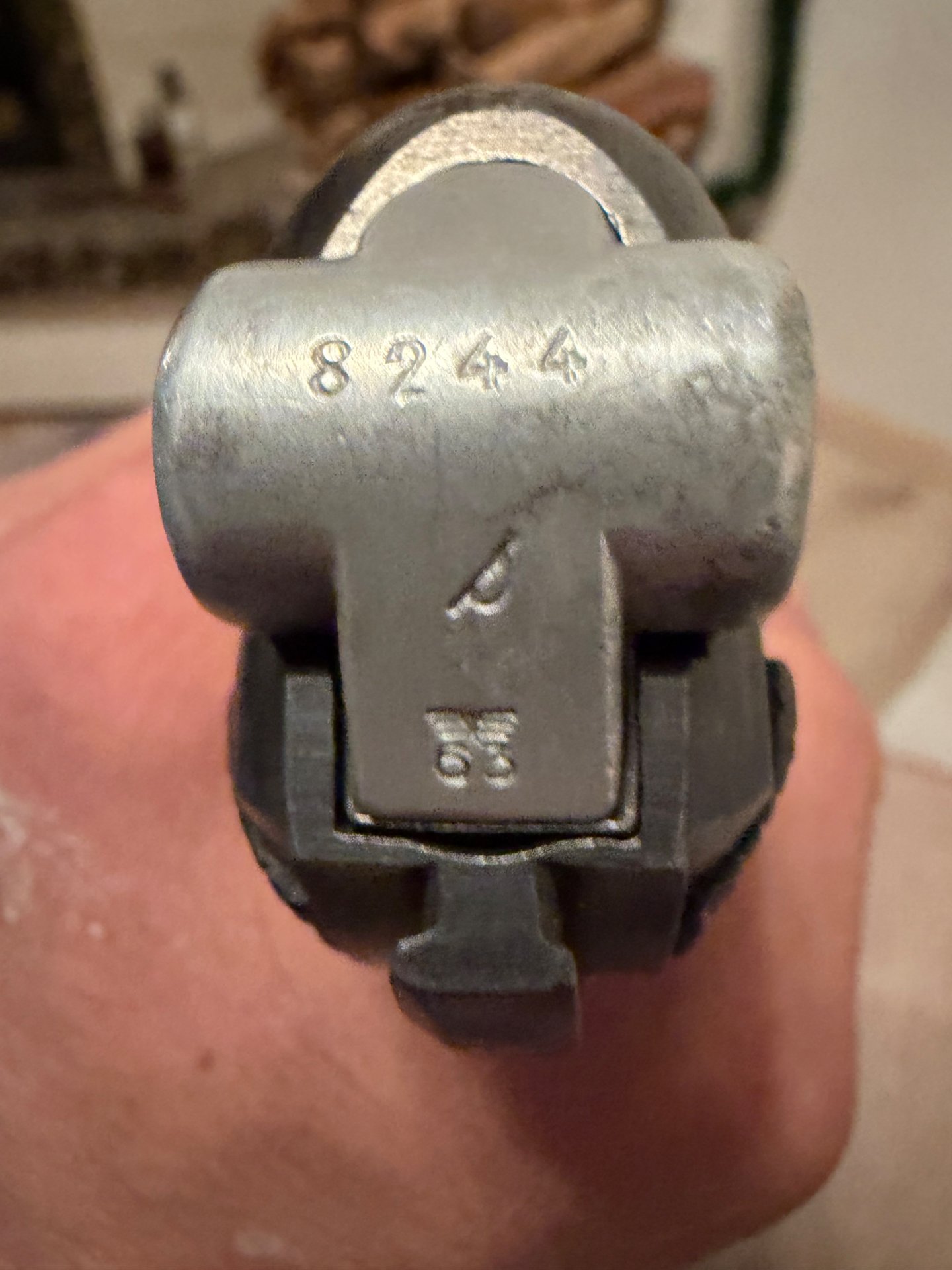 Mauser P08 Parabellum Pistole 1939 Nummerngleich Wehrmacht Adler 63 – Bild 11