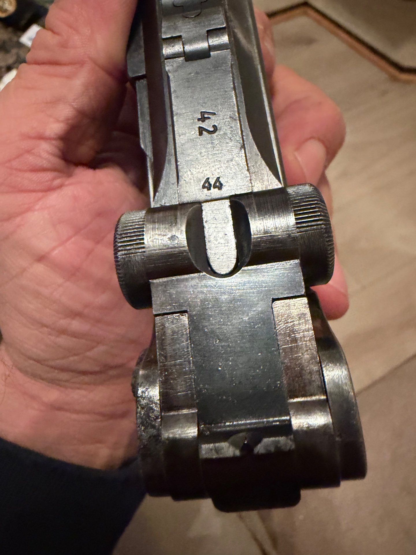 Mauser P08 Parabellum Pistole 1939 Nummerngleich Wehrmacht Adler 63 – Bild 9