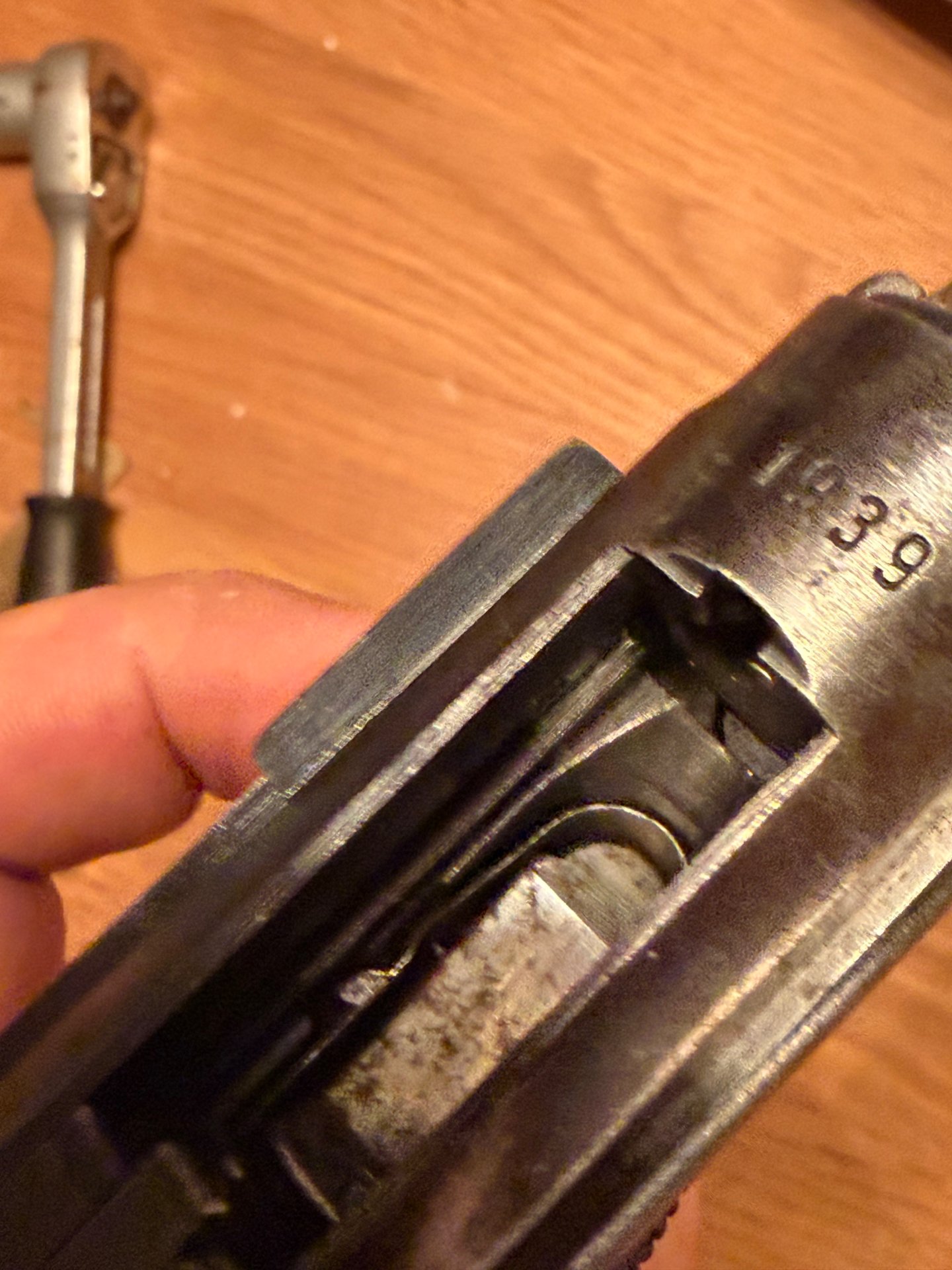 Mauser P08 Parabellum Pistole 1939 Nummerngleich Wehrmacht Adler 63 – Bild 14