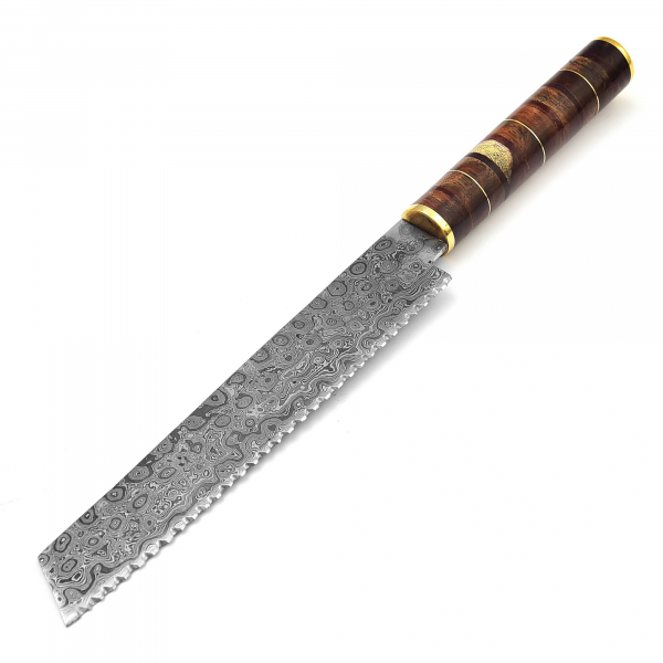 Custom Damascus Steel Chef Knife Damast Küchen Messer With WOOD Handle kostenloser versand – Bild 1