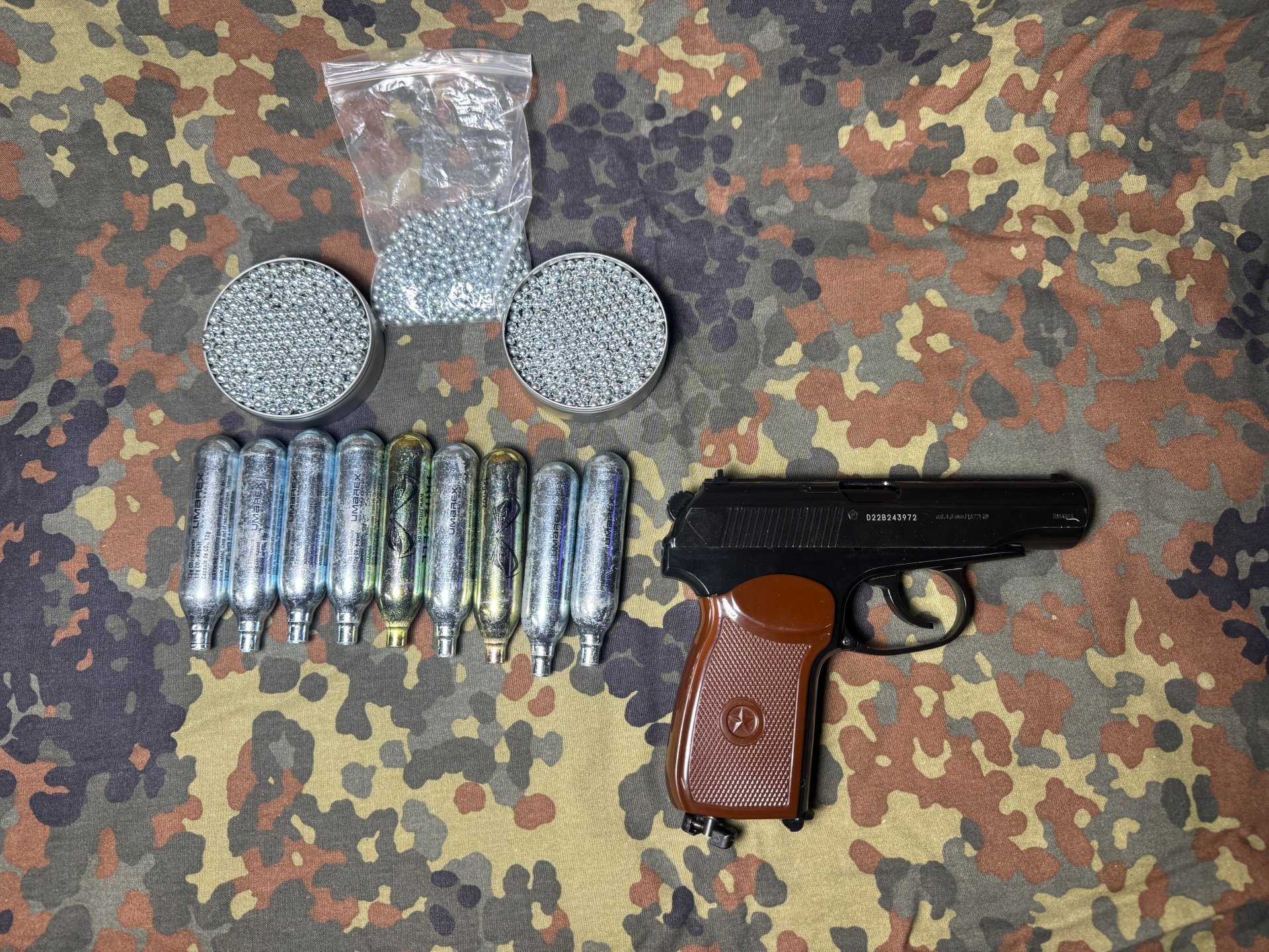Umarex Makarov CO2 Pistole 4,5 mm BB Stahlkugeln – Bild 2
