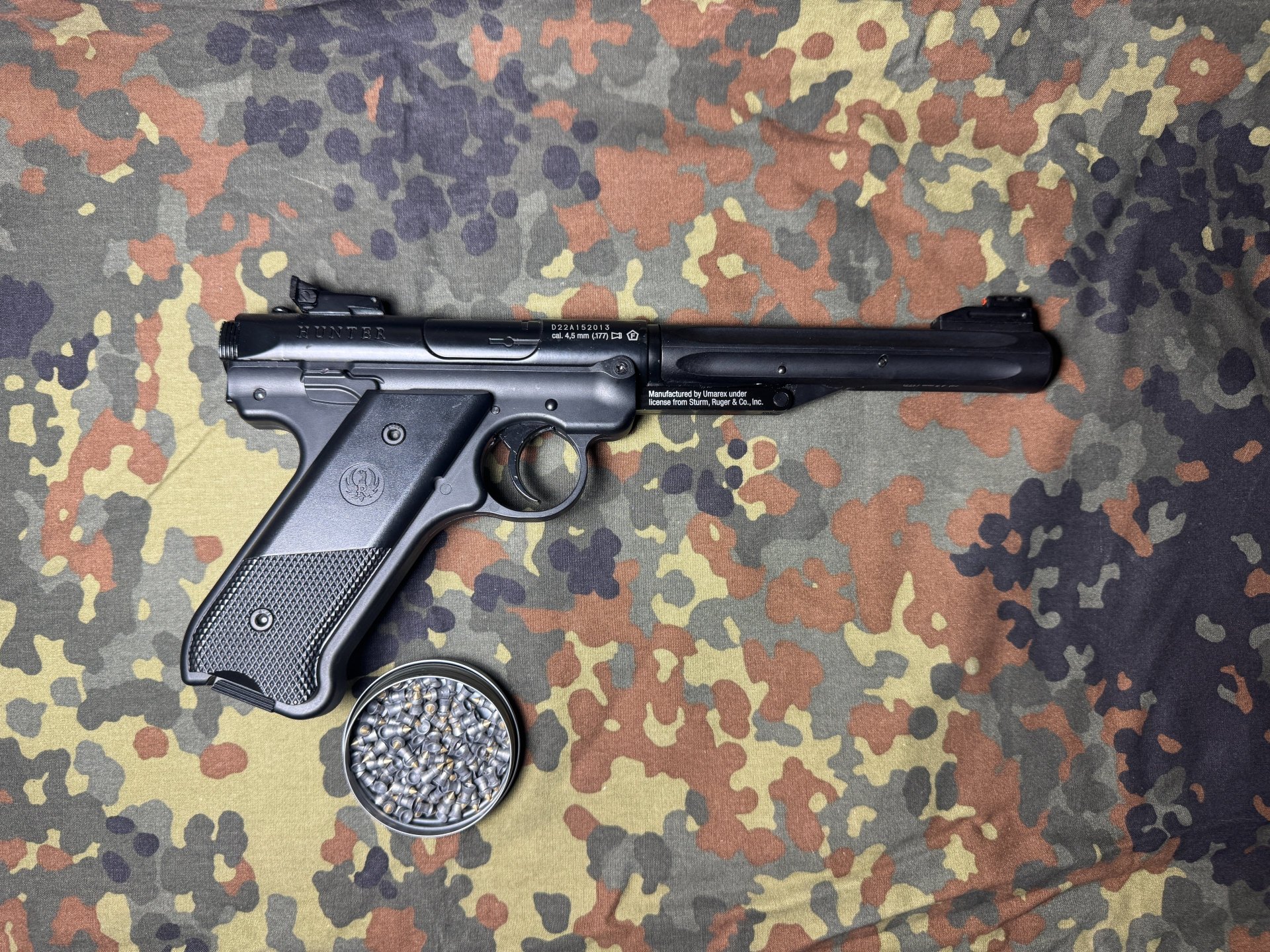 Ruger Luftpistole Mark IV Schwarz (Büniert) 4,5 Diabolo – Bild 2