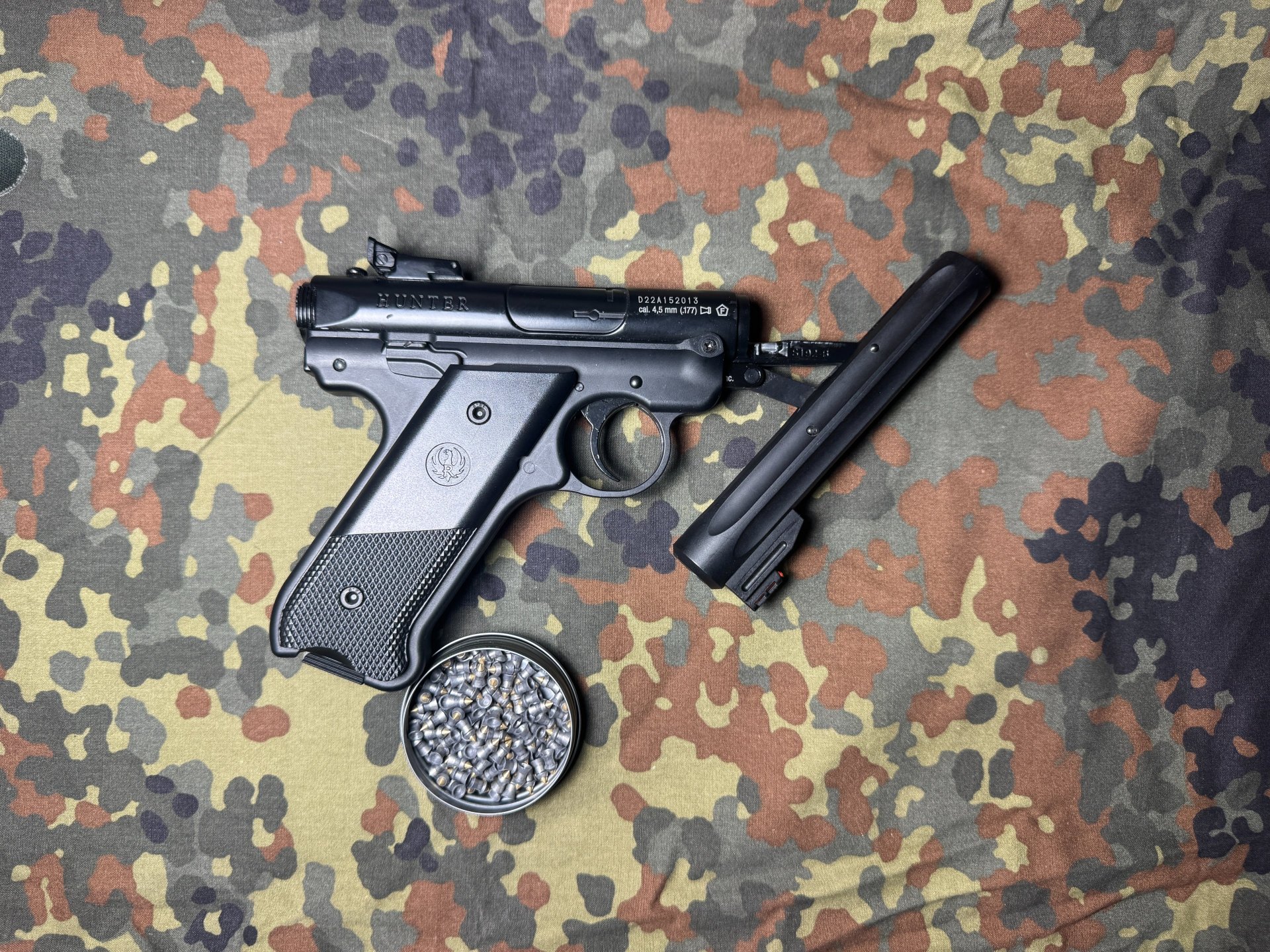 Ruger Luftpistole Mark IV Schwarz (Büniert) 4,5 Diabolo – Bild 3