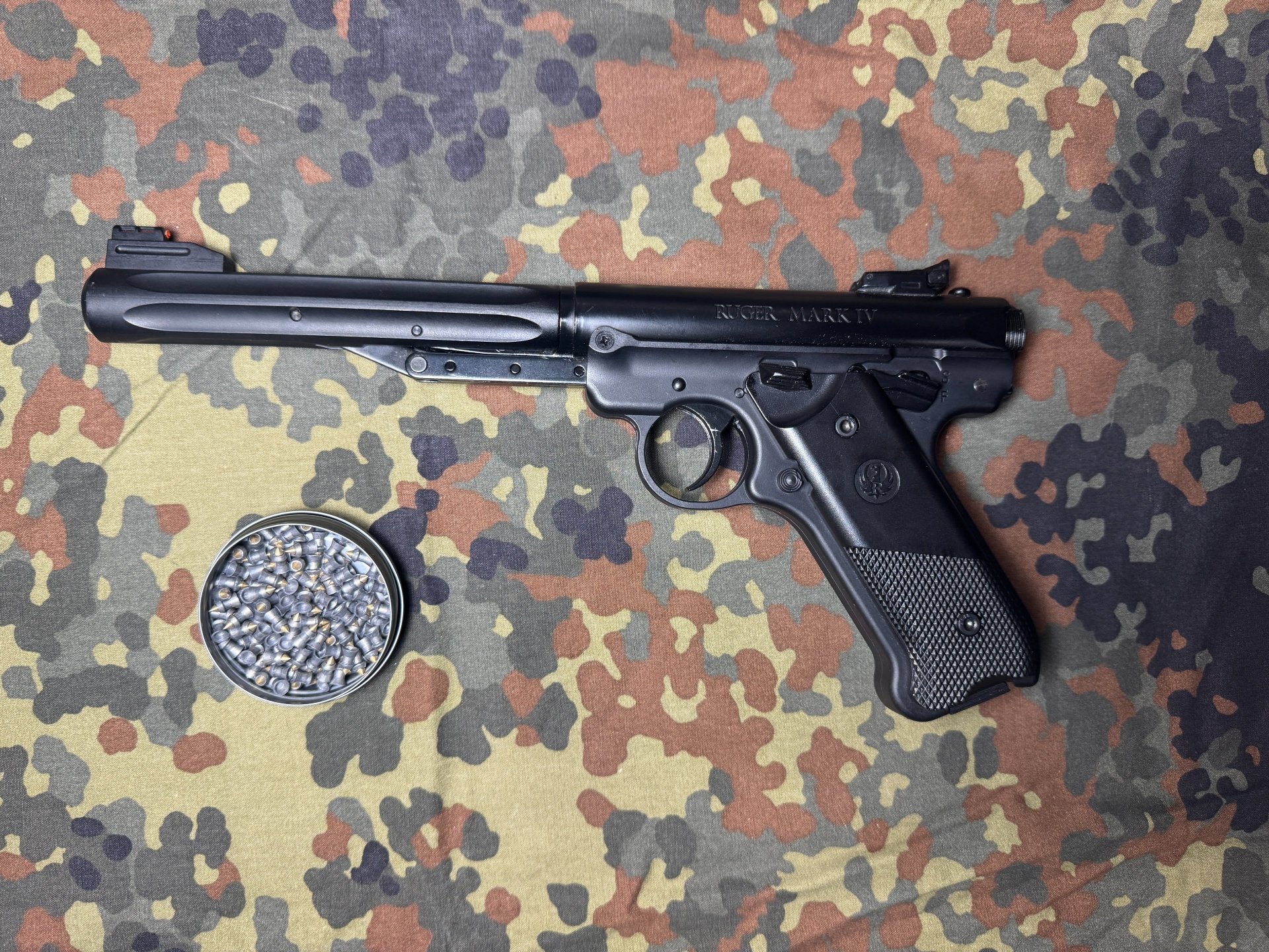 Ruger Luftpistole Mark IV Schwarz (Büniert) 4,5 Diabolo – Bild 1