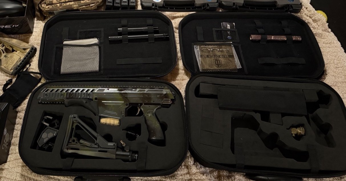 Dye DAM MagFed High End Markierer Custom Camo Top Zustand – Bild 5