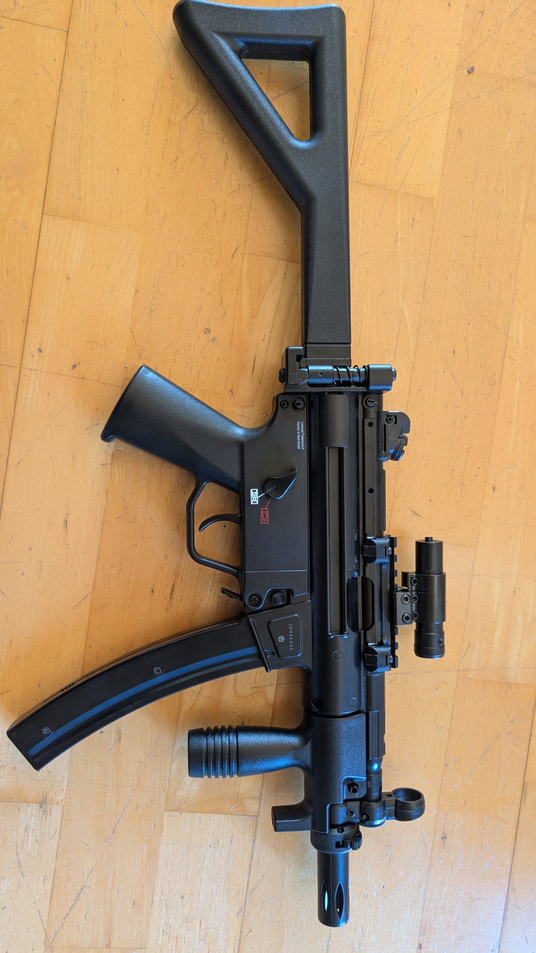 Umarex für das lizenzierte CO2-Modell der Heckler & Koch MP5 K-PDW im Kaliber 4,5 mm Stahl-BB lautet – Bild 1