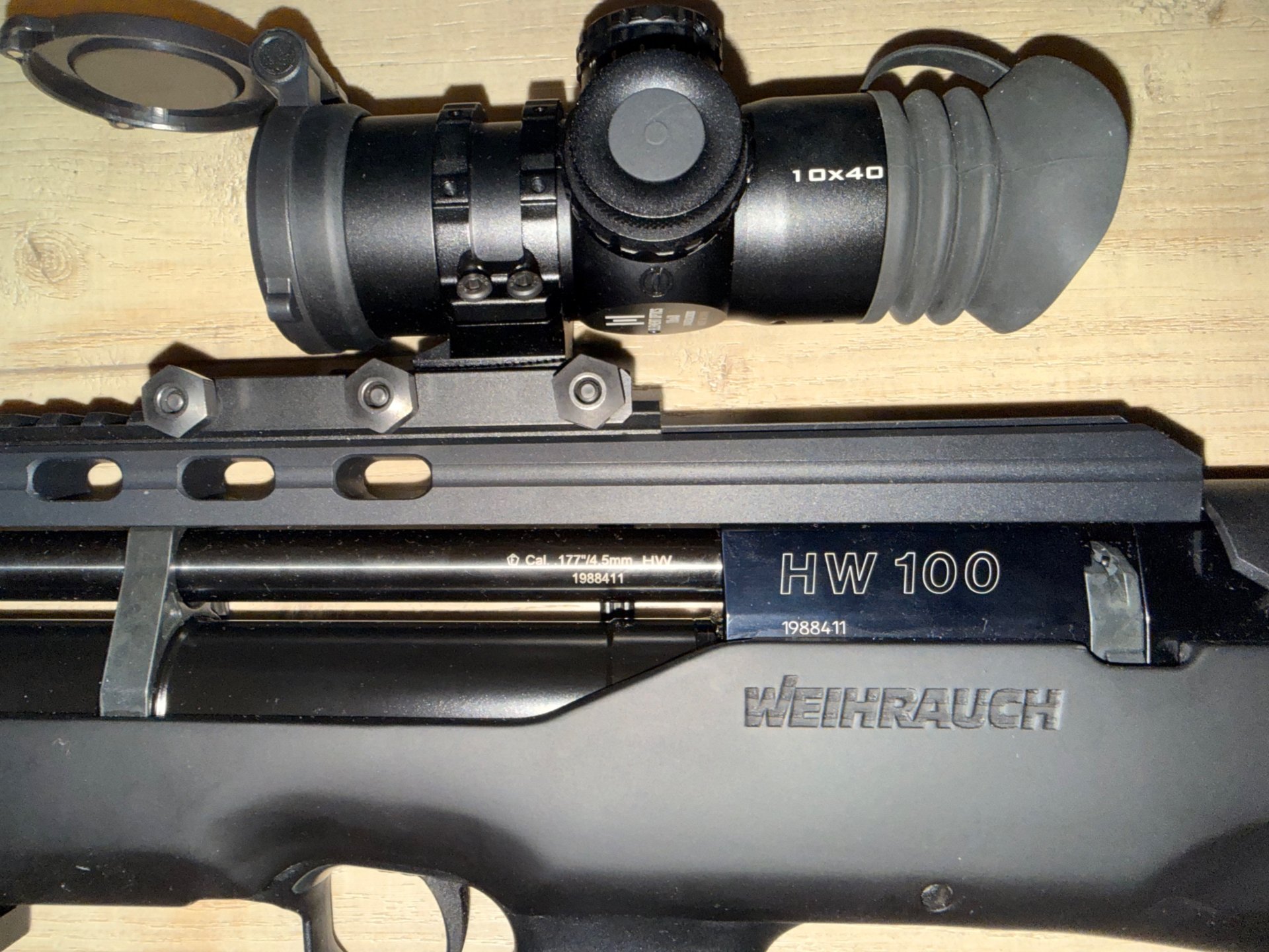 Weihrauch HW100 BP 4,5mm, ZF, SD, Koffer, Zubehör – Bild 2