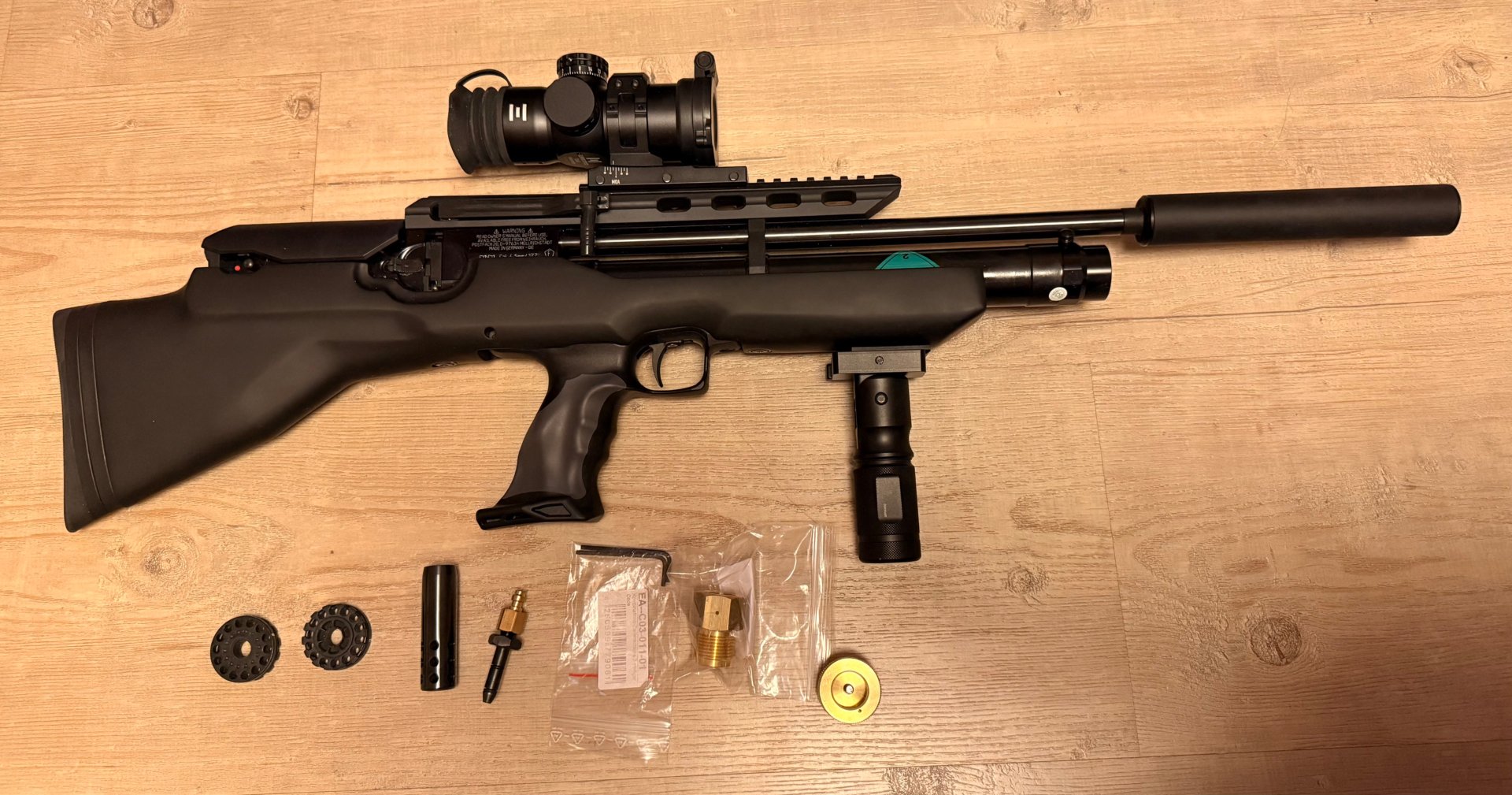 Weihrauch HW100 BP 4,5mm, ZF, SD, Koffer, Zubehör – Bild 1