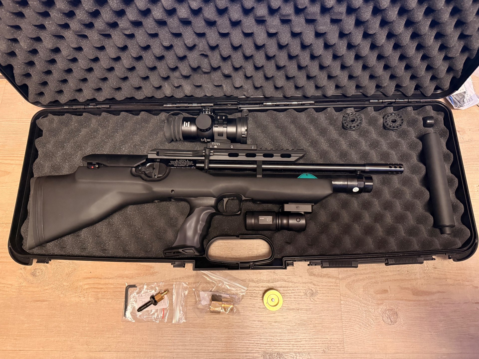 Weihrauch HW100 BP 4,5mm, ZF, SD, Koffer, Zubehör – Bild 4