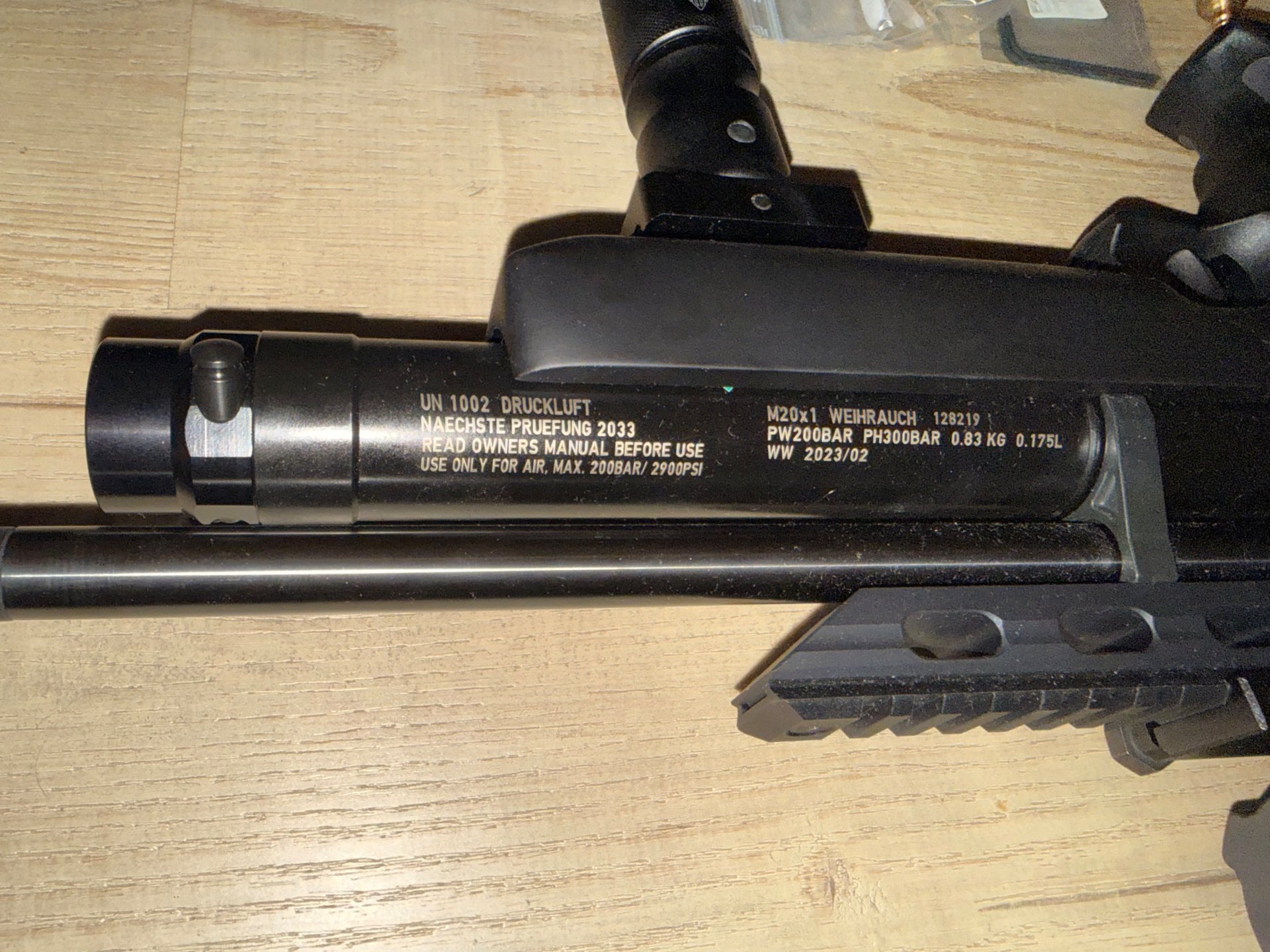 Weihrauch HW100 BP 4,5mm, ZF, SD, Koffer, Zubehör – Bild 3