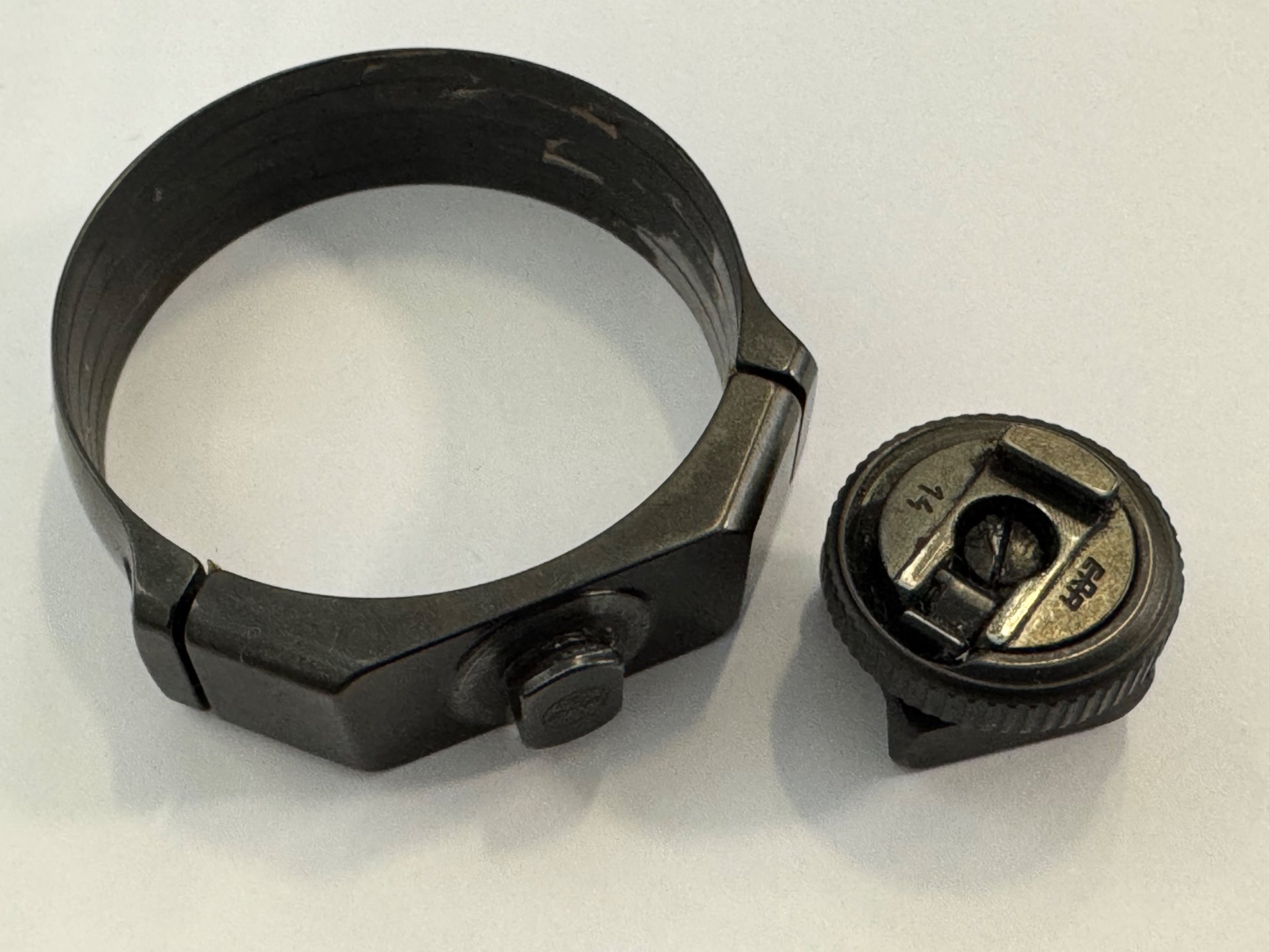ERA / Recknagel Schwenkmontage – 62 mm Klemmring + ERAMATIC-G9 für Zeiss-Innenschiene – Bild 1