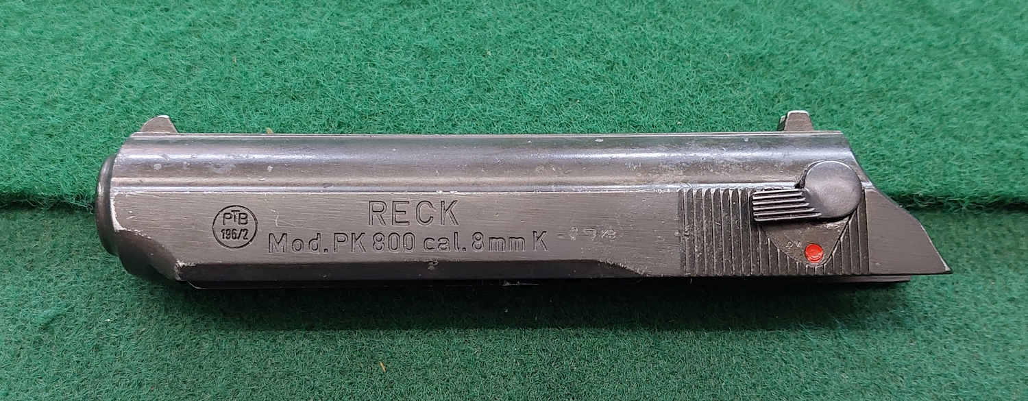 Verschluss (Schlitten) Reck Mod. PK 800 Kal. 8mmK PTB: 196/2 – Bild 1