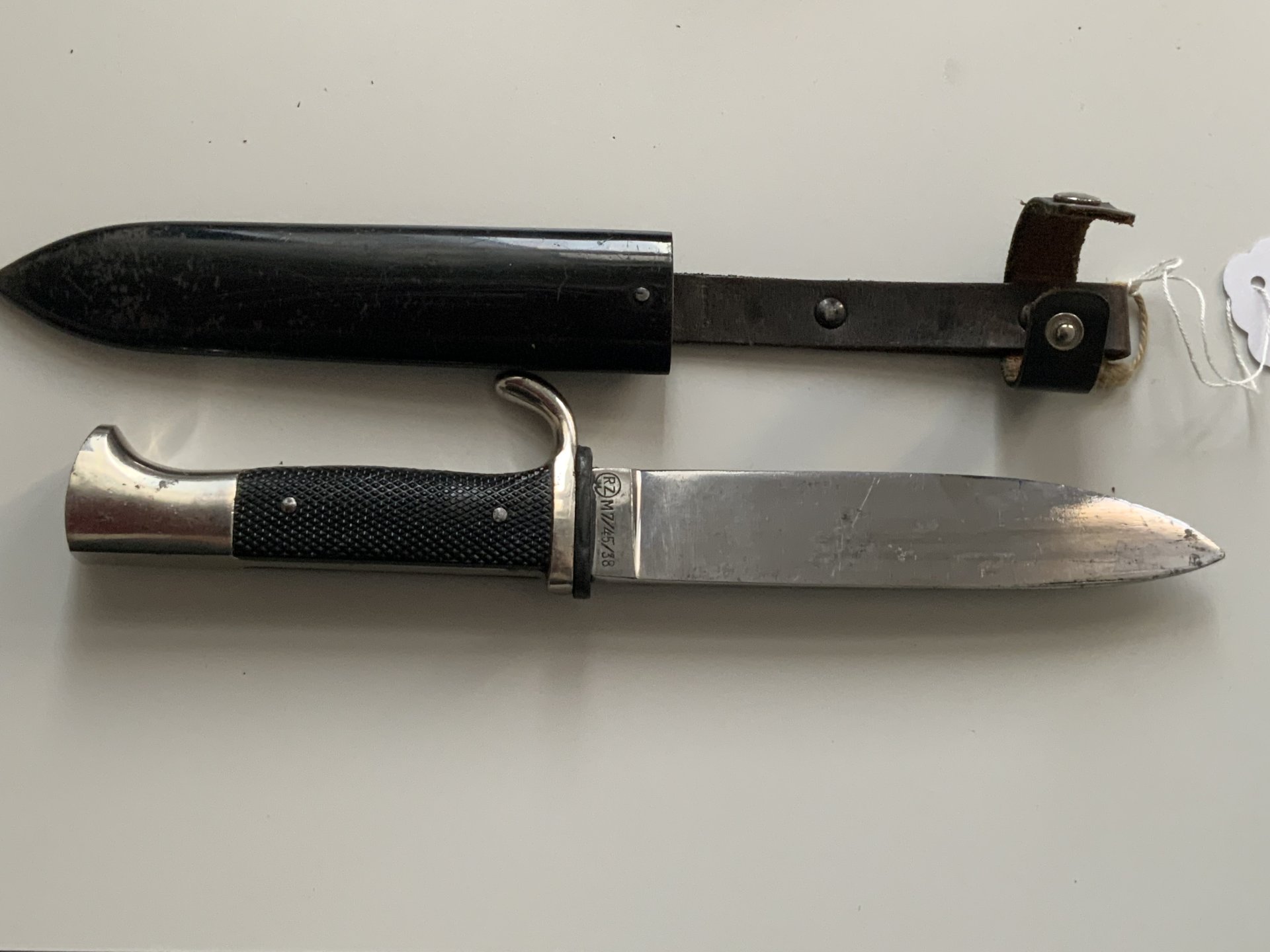 Schönes HJ Fahrtenmesser Karl Böcker mit Devise – Bild 3