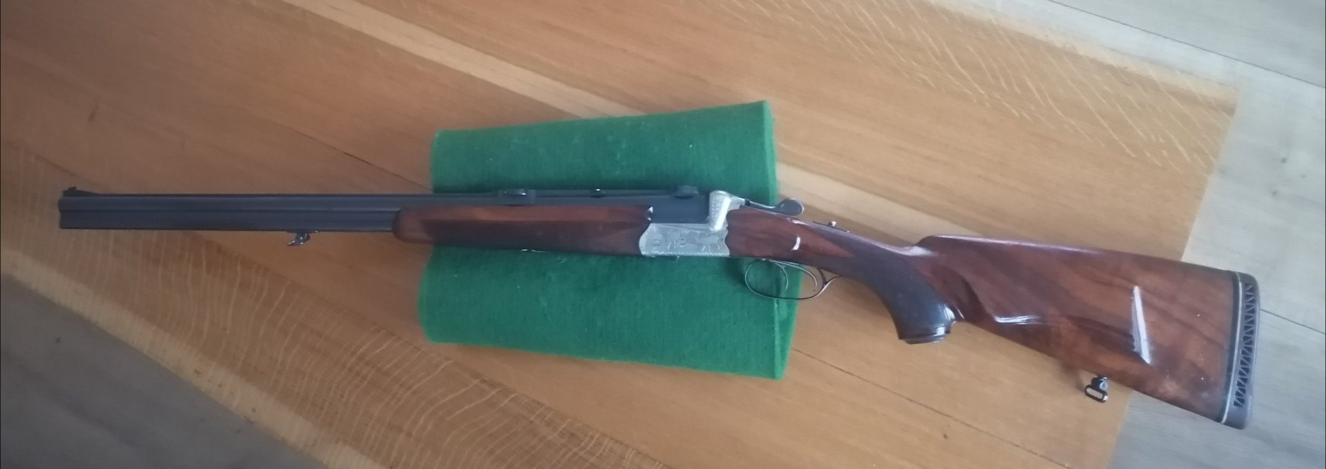 Rarität!!! Waffen Schröder Bremen Drilling 6,5x68r, 20/76, .22Hornet – Bild 1