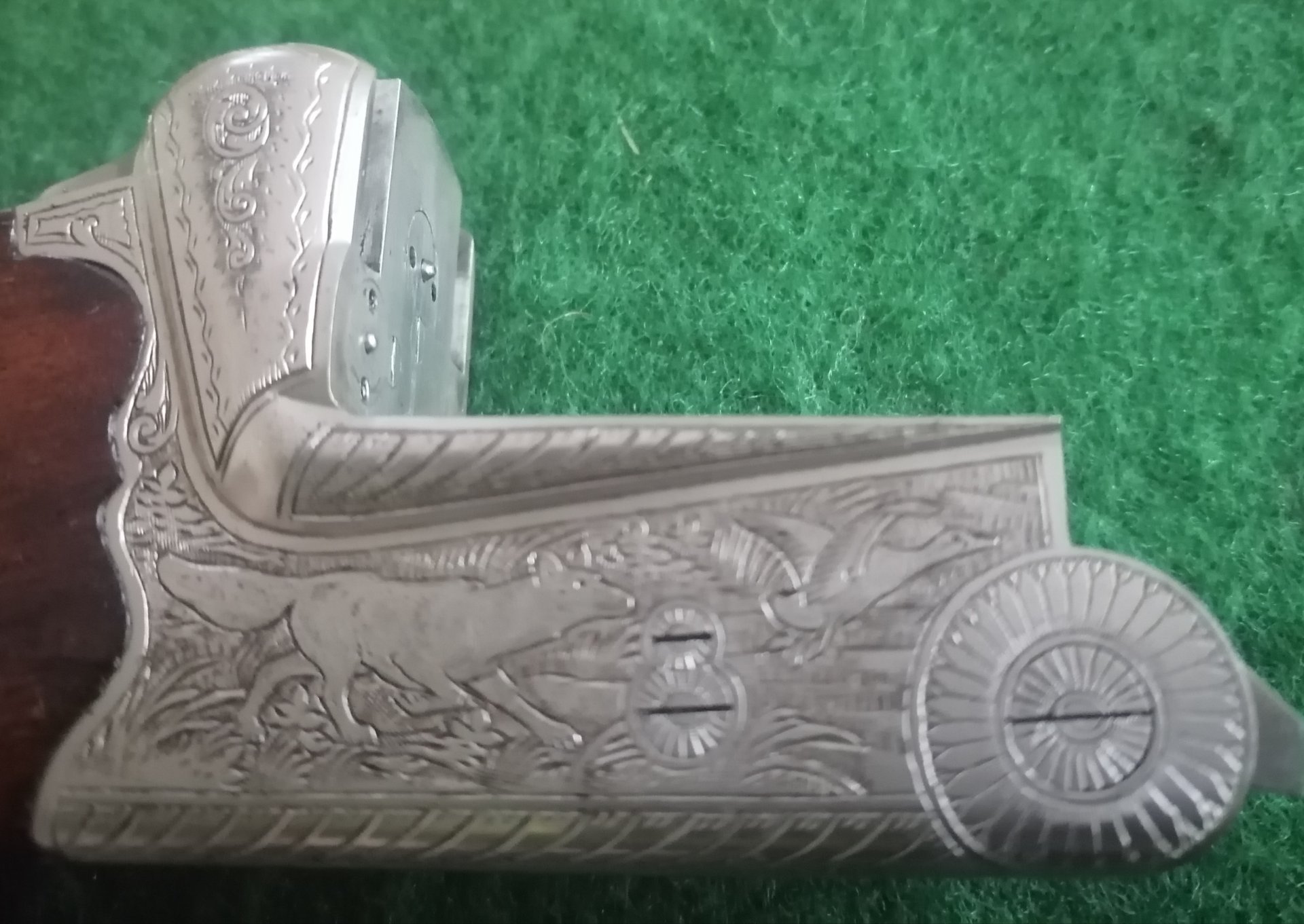 Rarität!!! Waffen Schröder Bremen Drilling 6,5x68r, 20/76, .22Hornet – Bild 3
