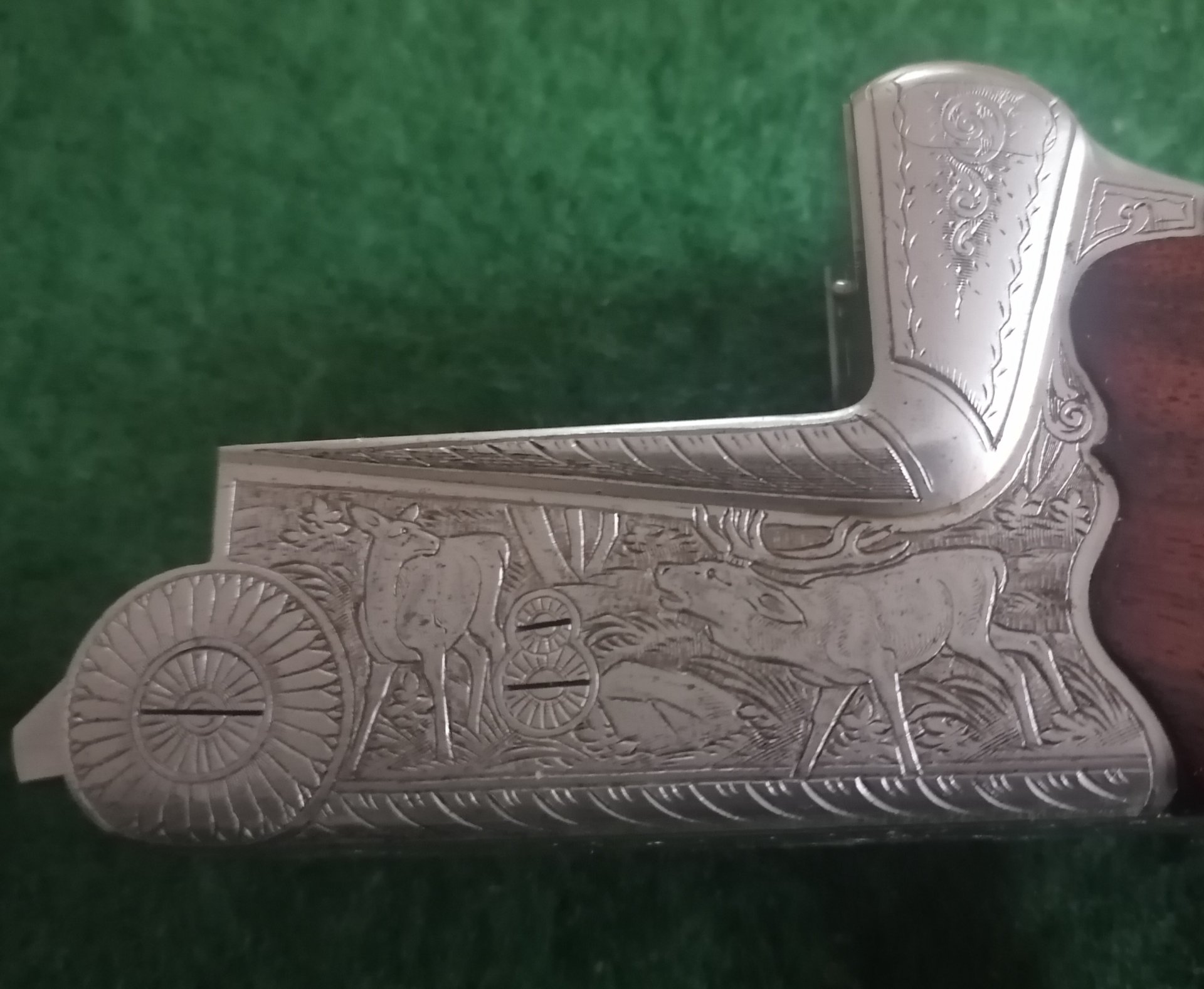 Rarität!!! Waffen Schröder Bremen Drilling 6,5x68r, 20/76, .22Hornet – Bild 2
