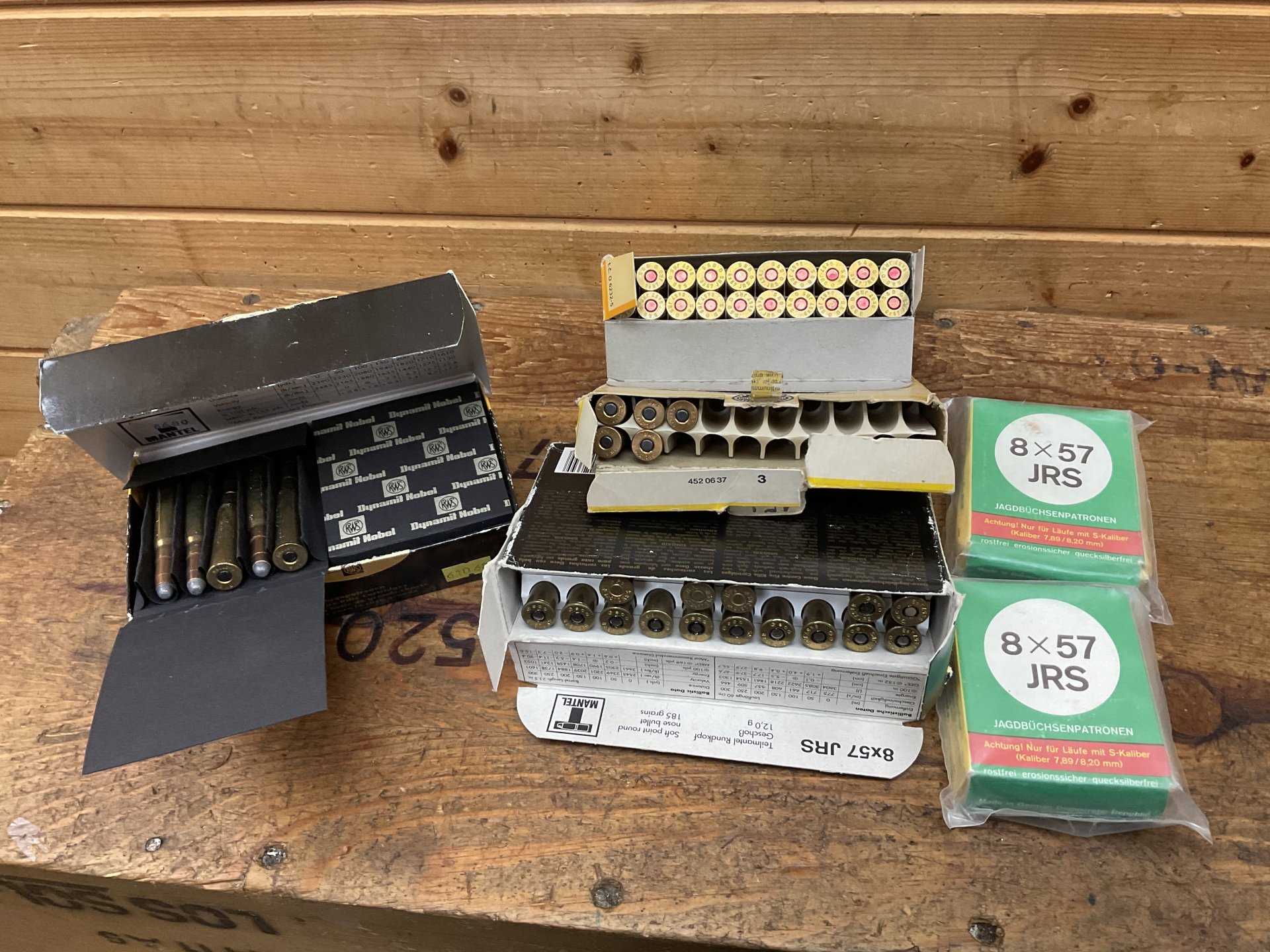 Konvolut Munition Kal. 8x57IRS, von RWS TM, Geco, S&B!!! 80Schuss! – Bild 1