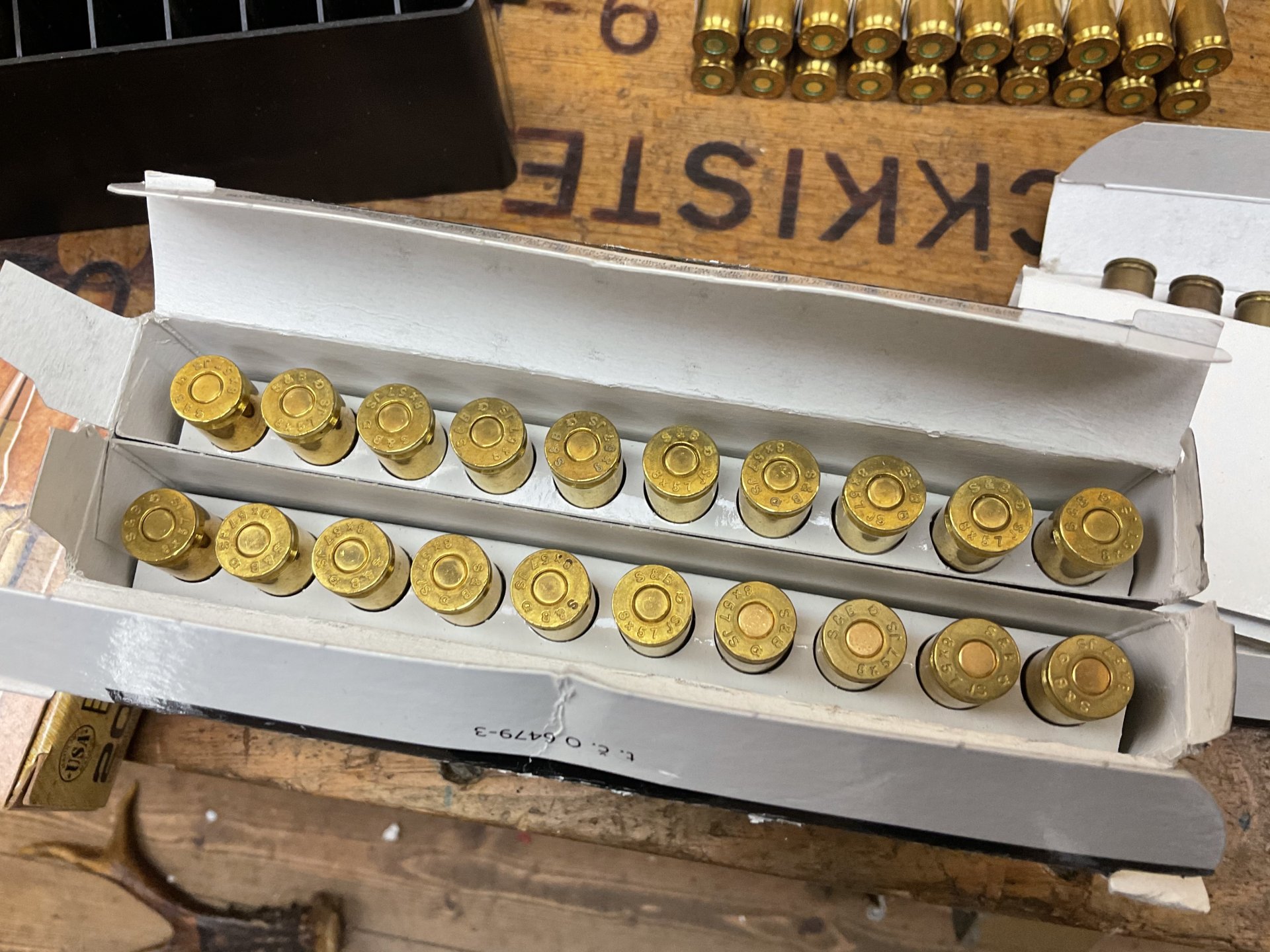 Konvolut Munition Kal. 8x57IS, S&B XRG bleifrei, Barnes Vor-TX, S&B Vollmantel, 70 Schuss! – Bild 3