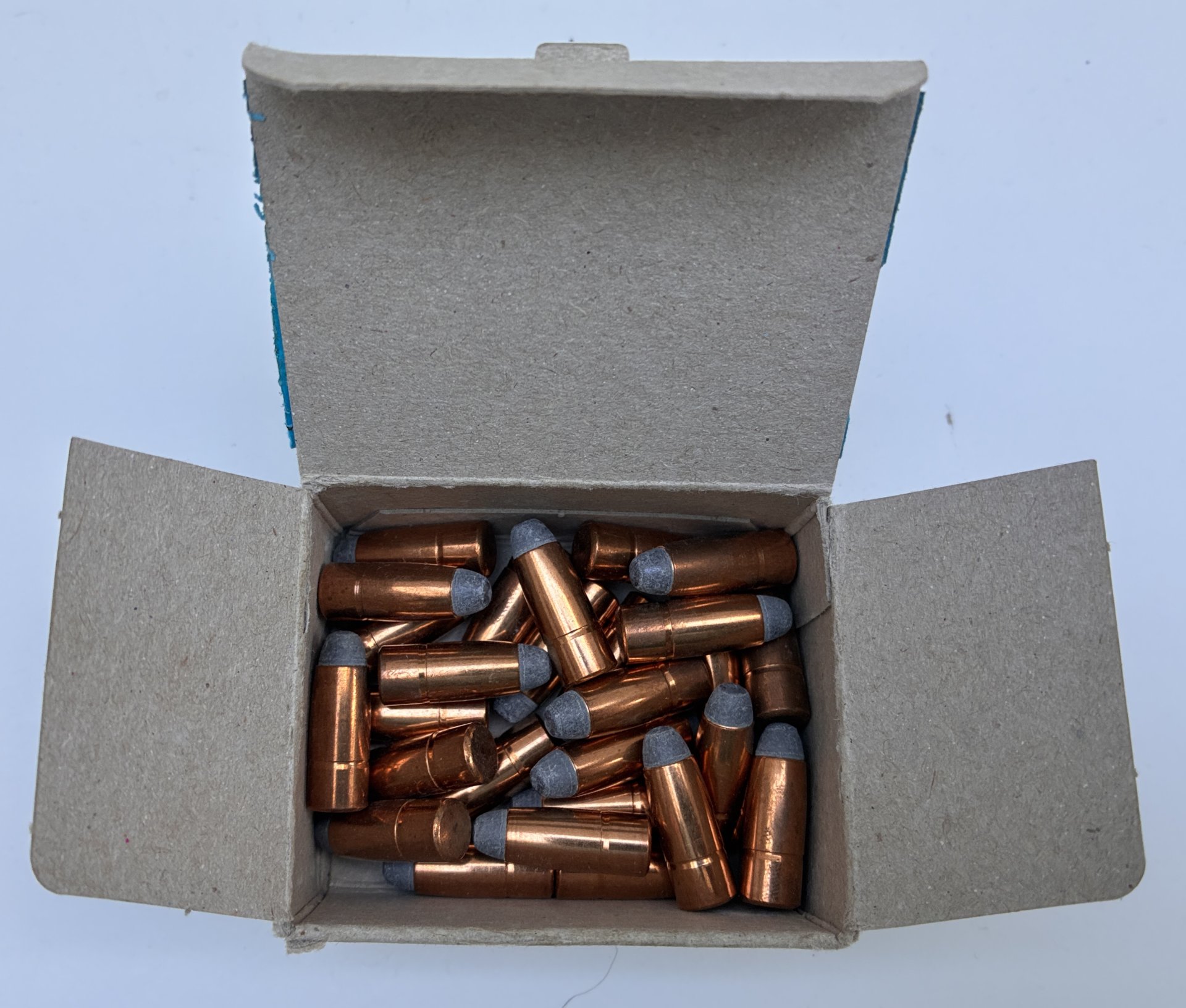 28 Stck. Dynamit Nobel Teilmantelrundkopfgeschosse, 9,3 Cal., TMRK, .366 Dia, 16,5g / 255gr Gewicht – Bild 2