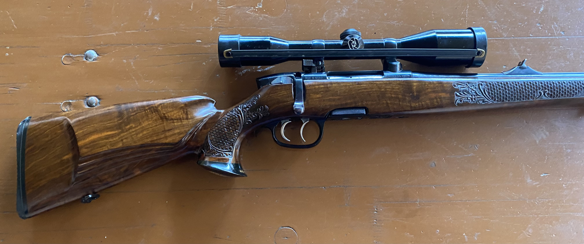 Steyr Mannlicher L .243Win handgefertigter Luxus Linksschaft Stutzen Zeiss Diatal 6x42 – Bild 4