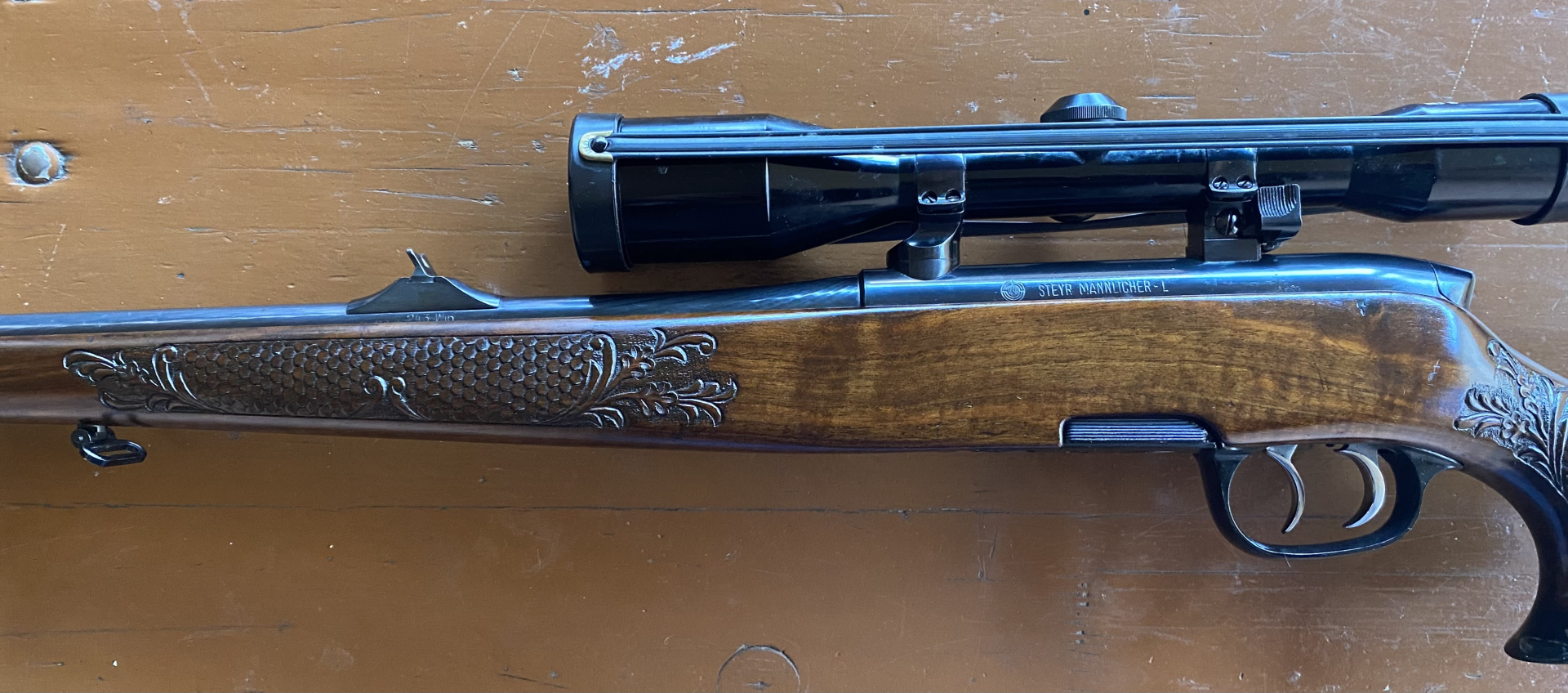 Steyr Mannlicher L .243Win handgefertigter Luxus Linksschaft Stutzen Zeiss Diatal 6x42 – Bild 3
