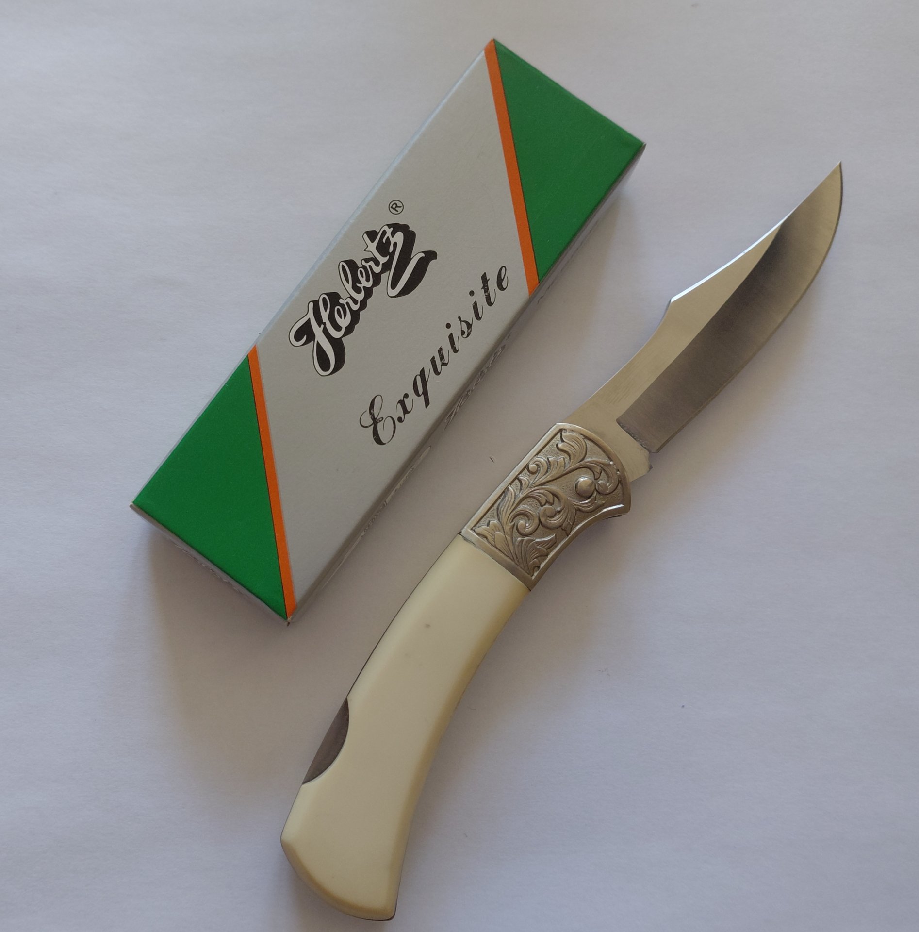 Vintage Herbertz Exquisite Sammelmesser von 1997 – Tiermotiv auf dem Griff - neuwertig – Bild 2