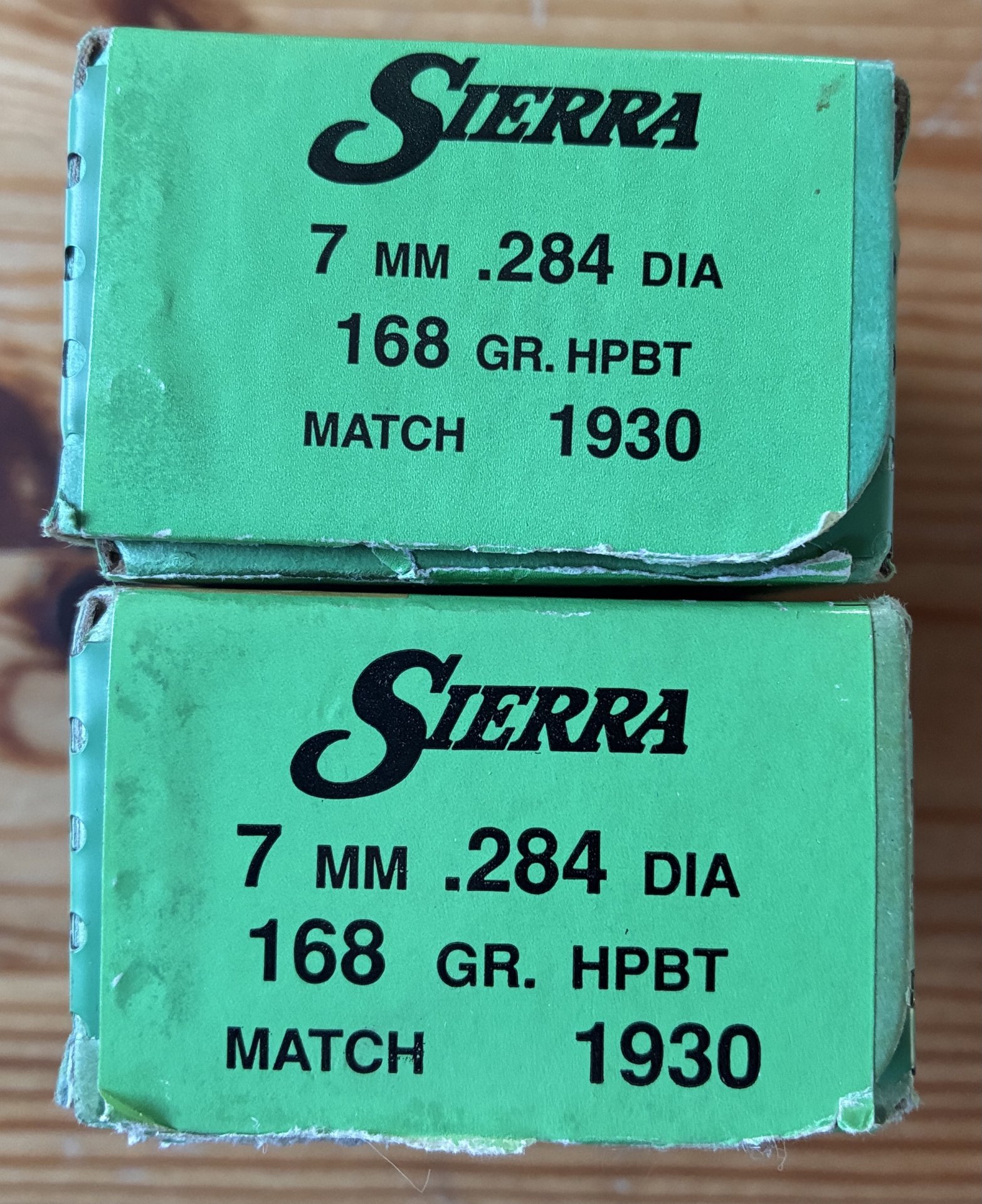 163 Stck Sierra Match King Geschosse, HPBT, 7 mm Cal., .284 Dia, 168gr Gewicht, Nr 1930 – Bild 2
