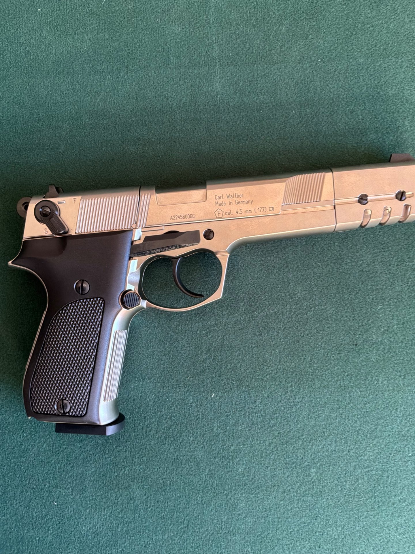 Walther CP88 Competition vernickelt neuwertig!!! – Bild 2
