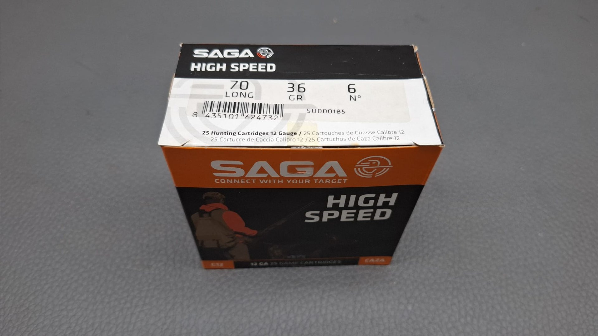 SAGA High Speed 12/70 No 6 Schrotpatronen Konvolut Jagdmunition 125 Schuss Versandkostenfrei – Bild 1
