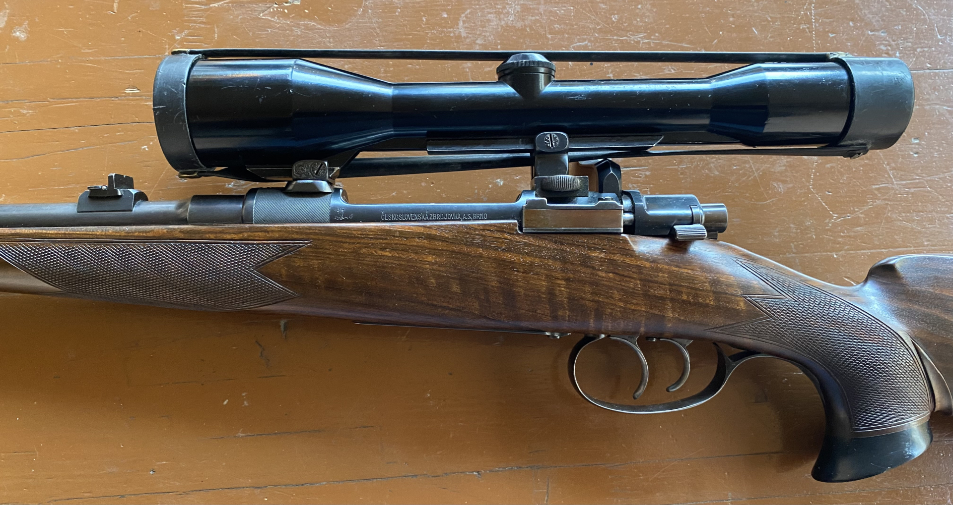Brünner 98er Pachmayr Traunstein 7x57 Luxus Linksschaft Zeiss 6x42 – Bild 3