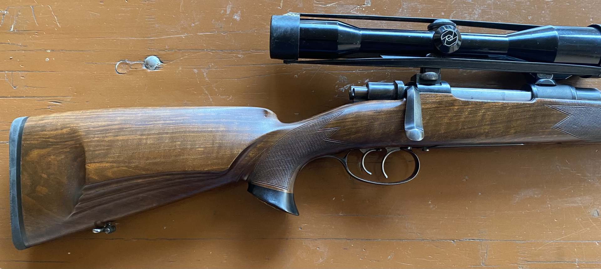 Brünner 98er Pachmayr Traunstein 7x57 Luxus Linksschaft Zeiss 6x42 – Bild 4