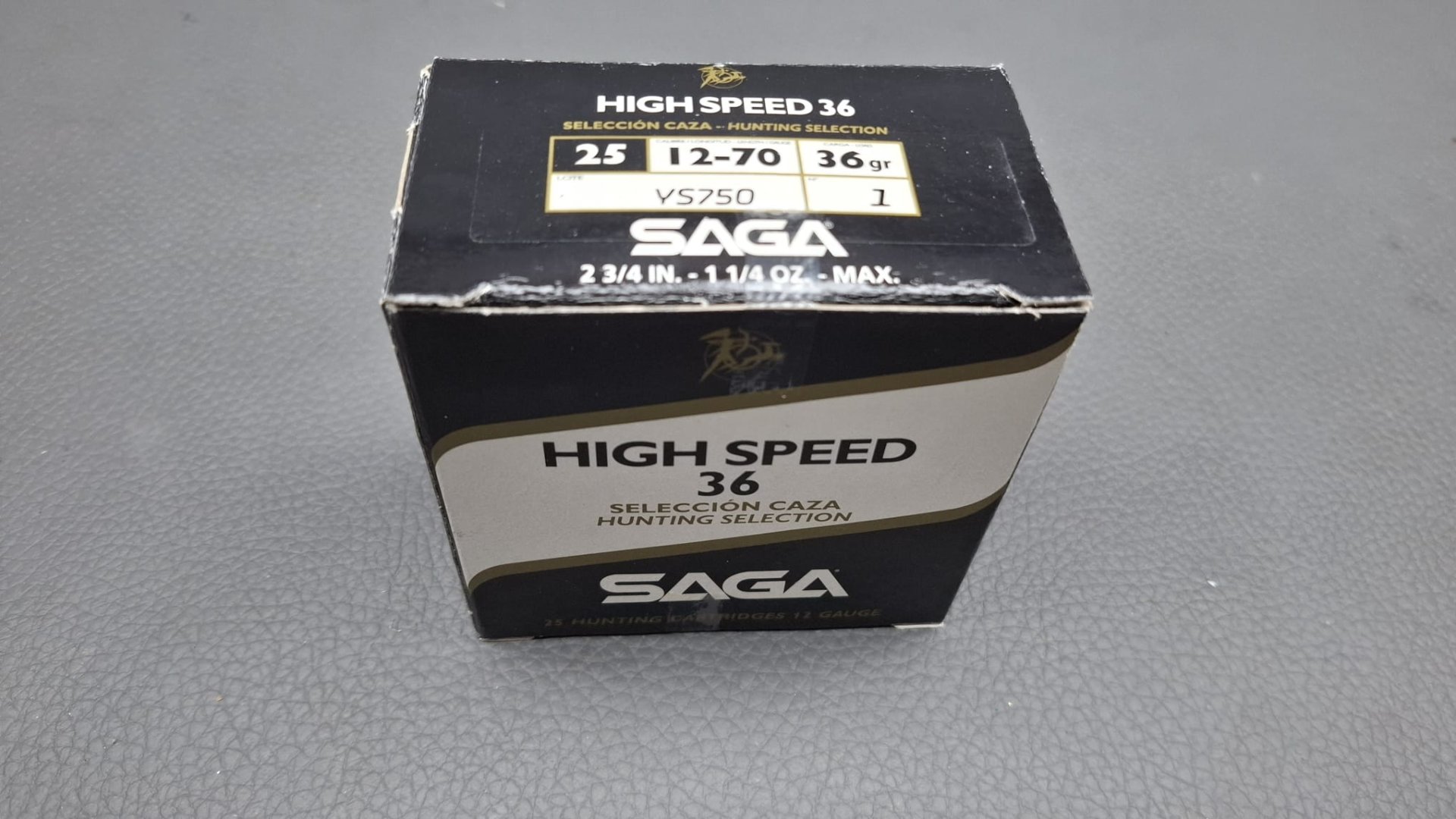 SAGA High Speed 12/70 No 1 Schrotpatronen Konvolut Jagdmunition 125 Schuss Versandkostenfrei – Bild 1
