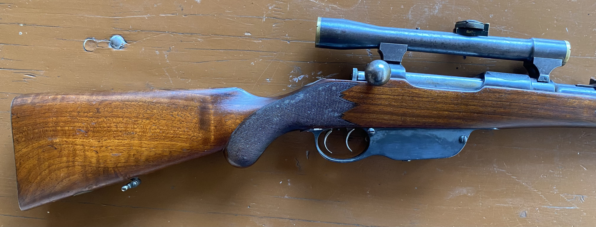 Steyr M95 8x50R handgefertigter Jagdschaft – Bild 4