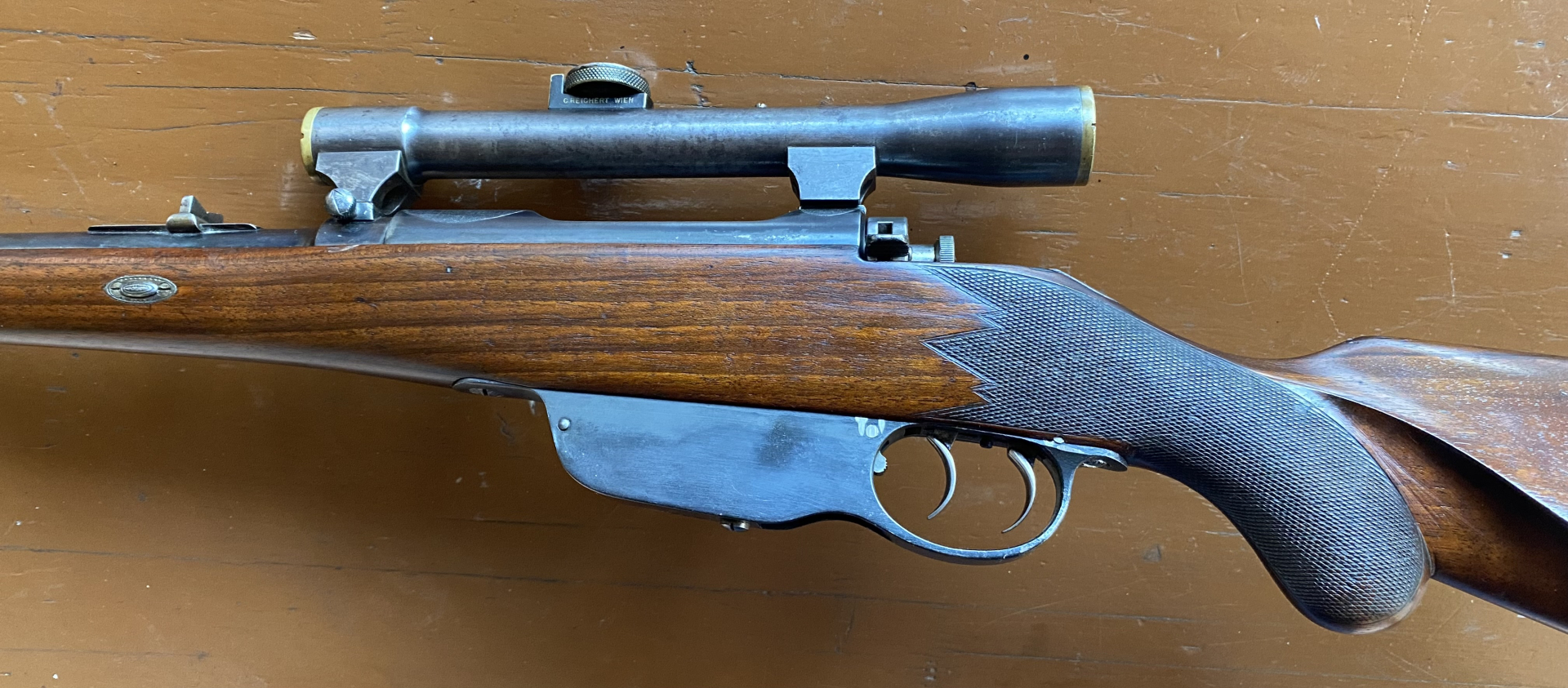 Steyr M95 8x50R handgefertigter Jagdschaft – Bild 3