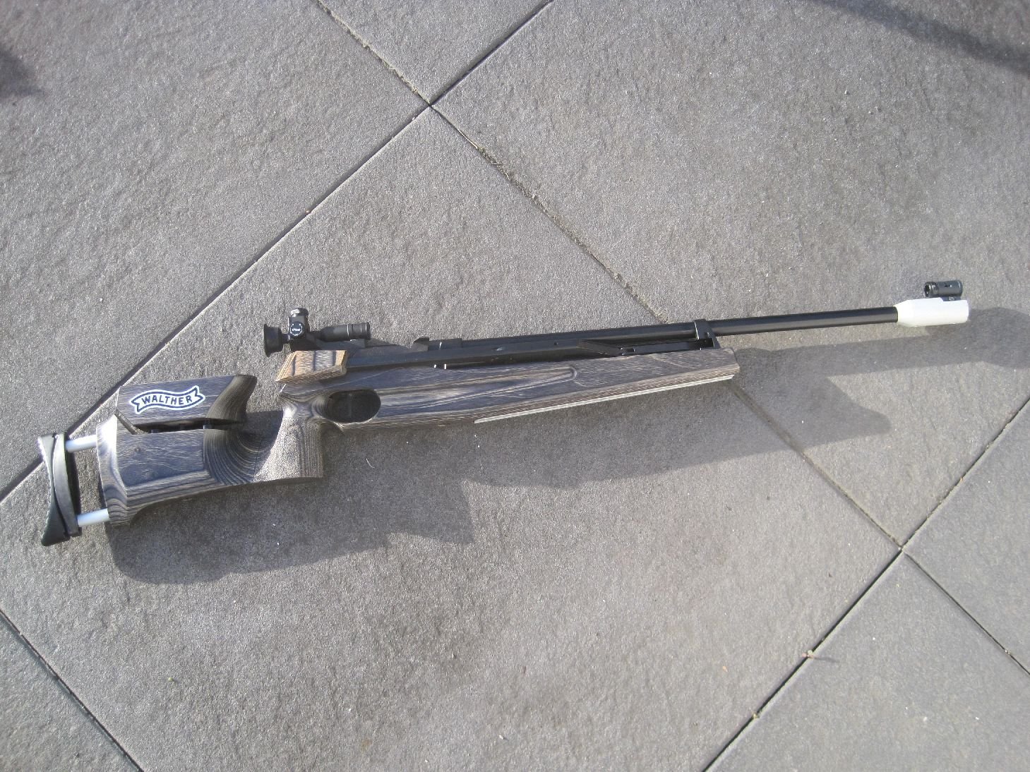 Matchluftgewehr WALTHER LGM - 2 - RECHTS mit einst.Ringkorn- TOP – Bild 2