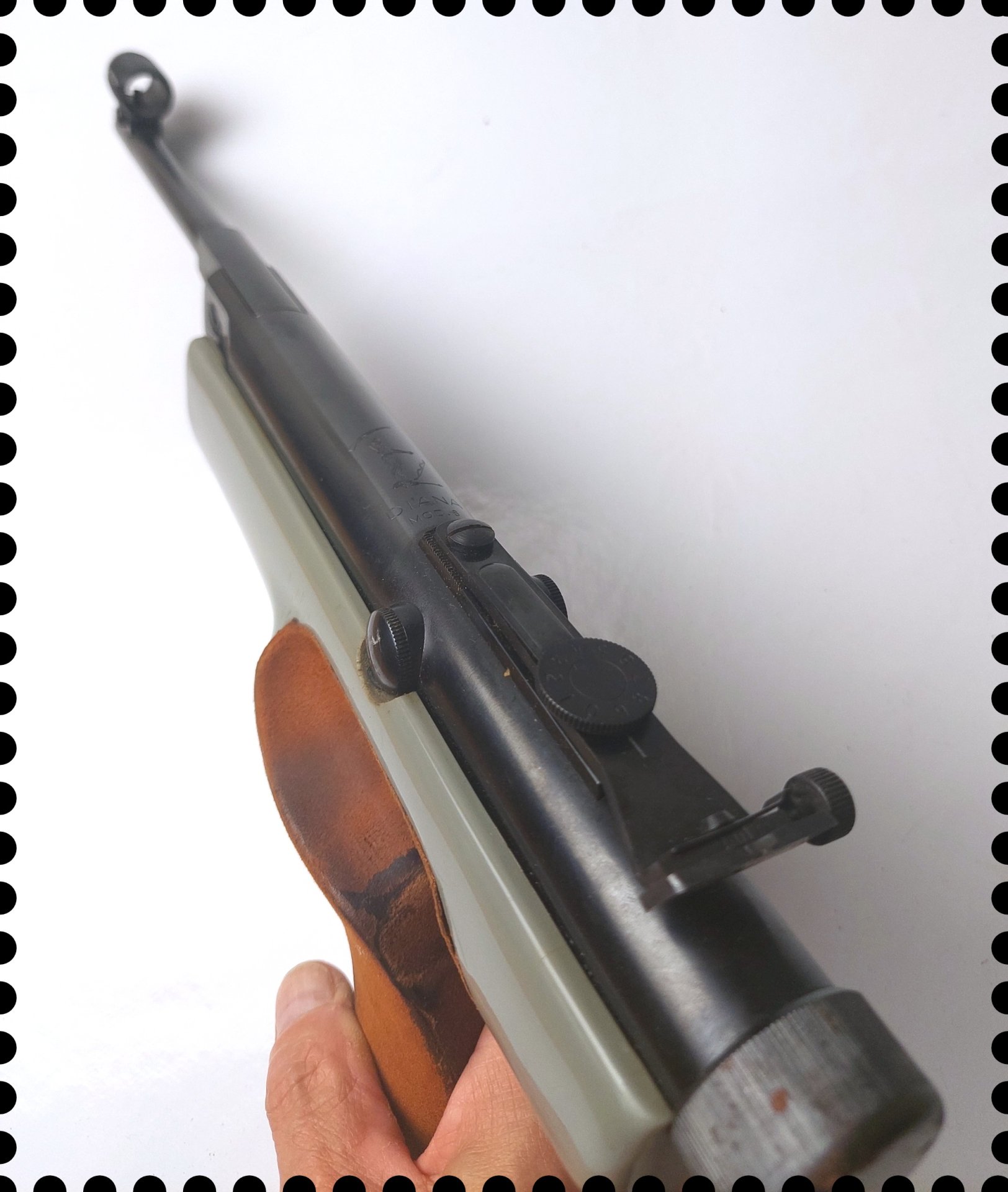 Vintage Luftpistole Diana 6 solide Lupi – Bild 5