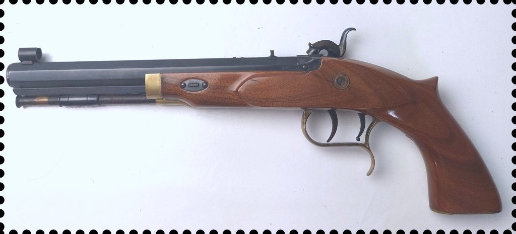 Schöne Thompson Patriot Perkussionspistole Cal.45 alte Fertigung – Bild 2