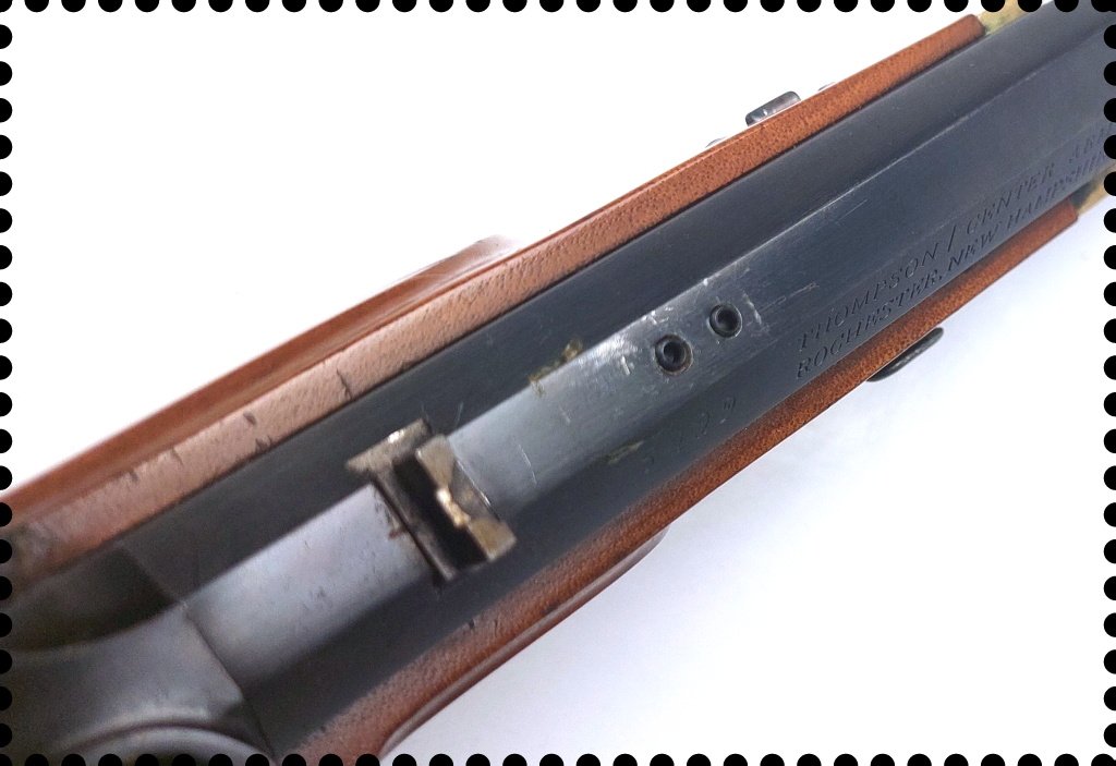 Schöne Thompson Patriot Perkussionspistole Cal.45 alte Fertigung – Bild 4