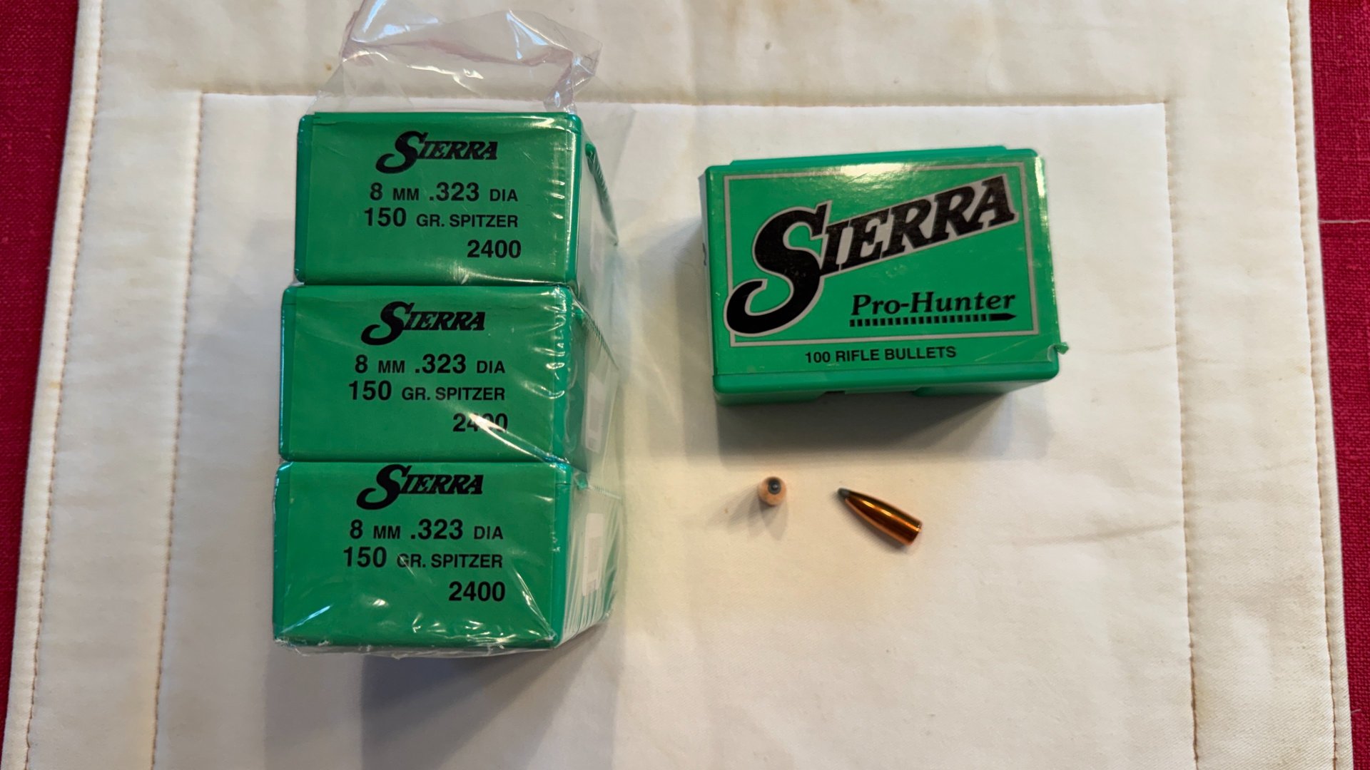 386 Stück Sierra Pro-Hunter 8 mm (.323"), 150 gr Spitzer, Nr. 2400 – Bild 1