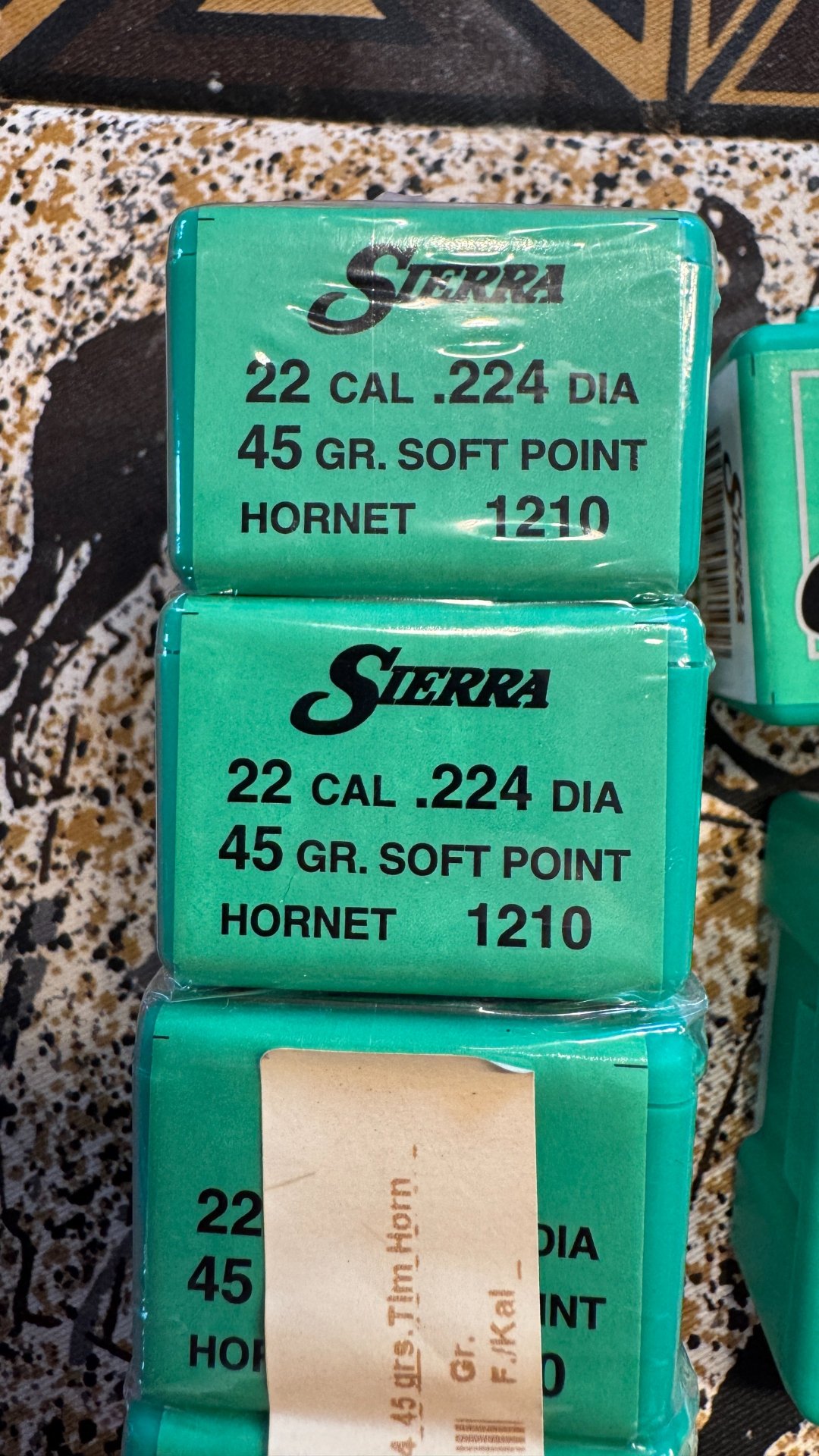 691 Stück Sierra Varminter .224 (22 cal), 45 gr Soft Point “Hornet”, Nr. 1210 – Bild 2