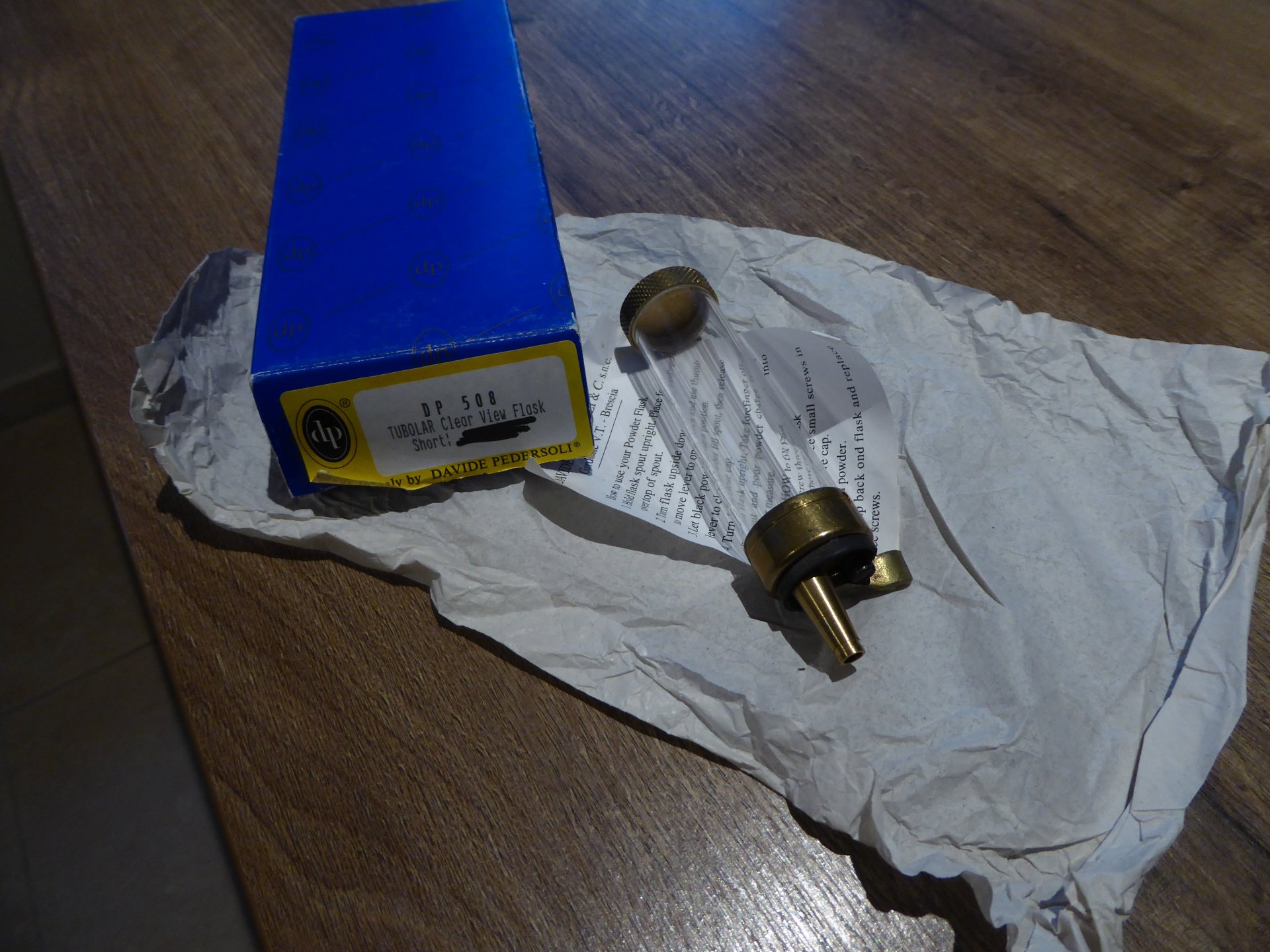 Kleine Pulverflasche D Petersoli – Bild 1