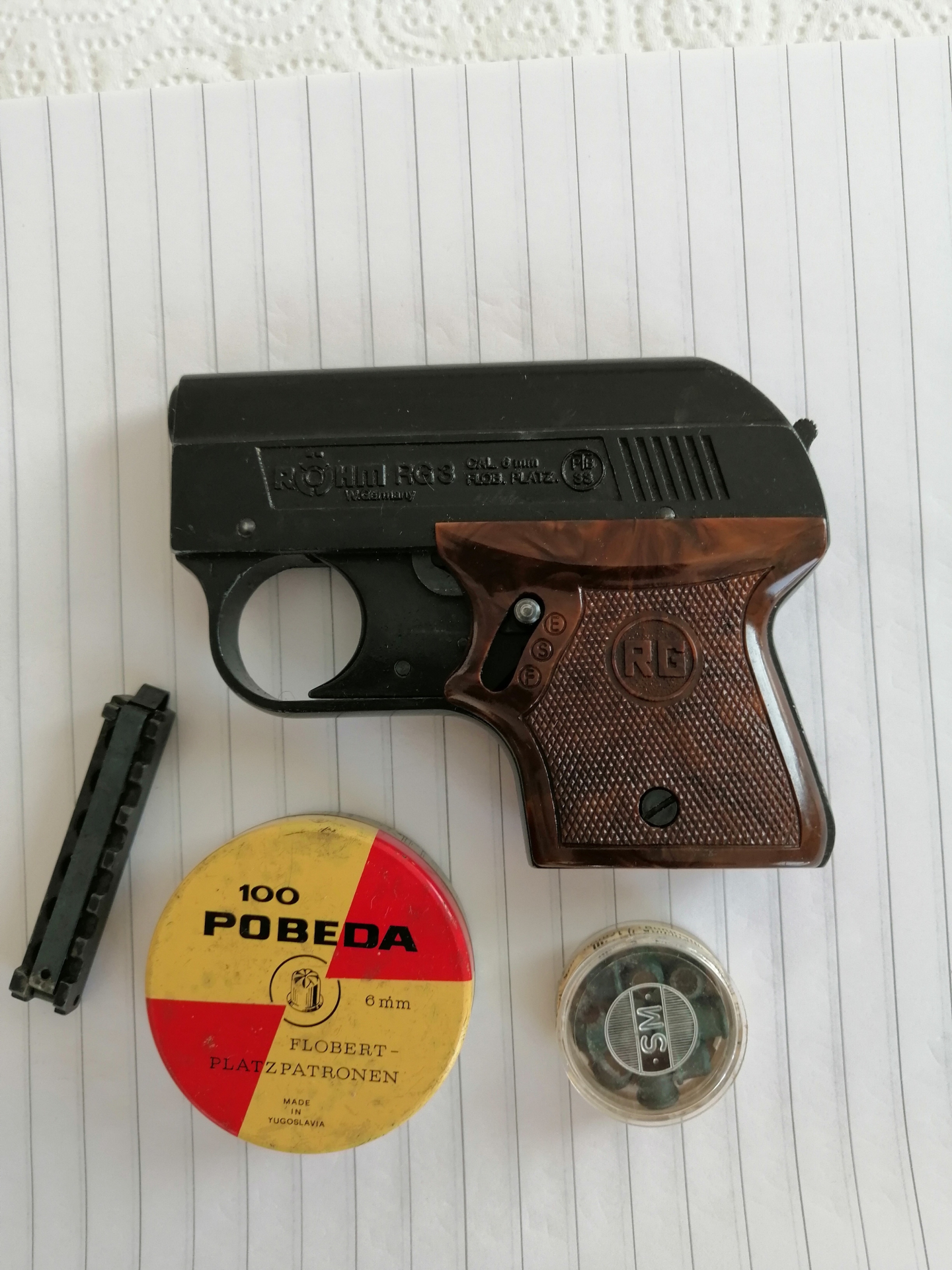 Röhm RG3 im Kal. 6mm Platz mit Munition !! – Bild 1