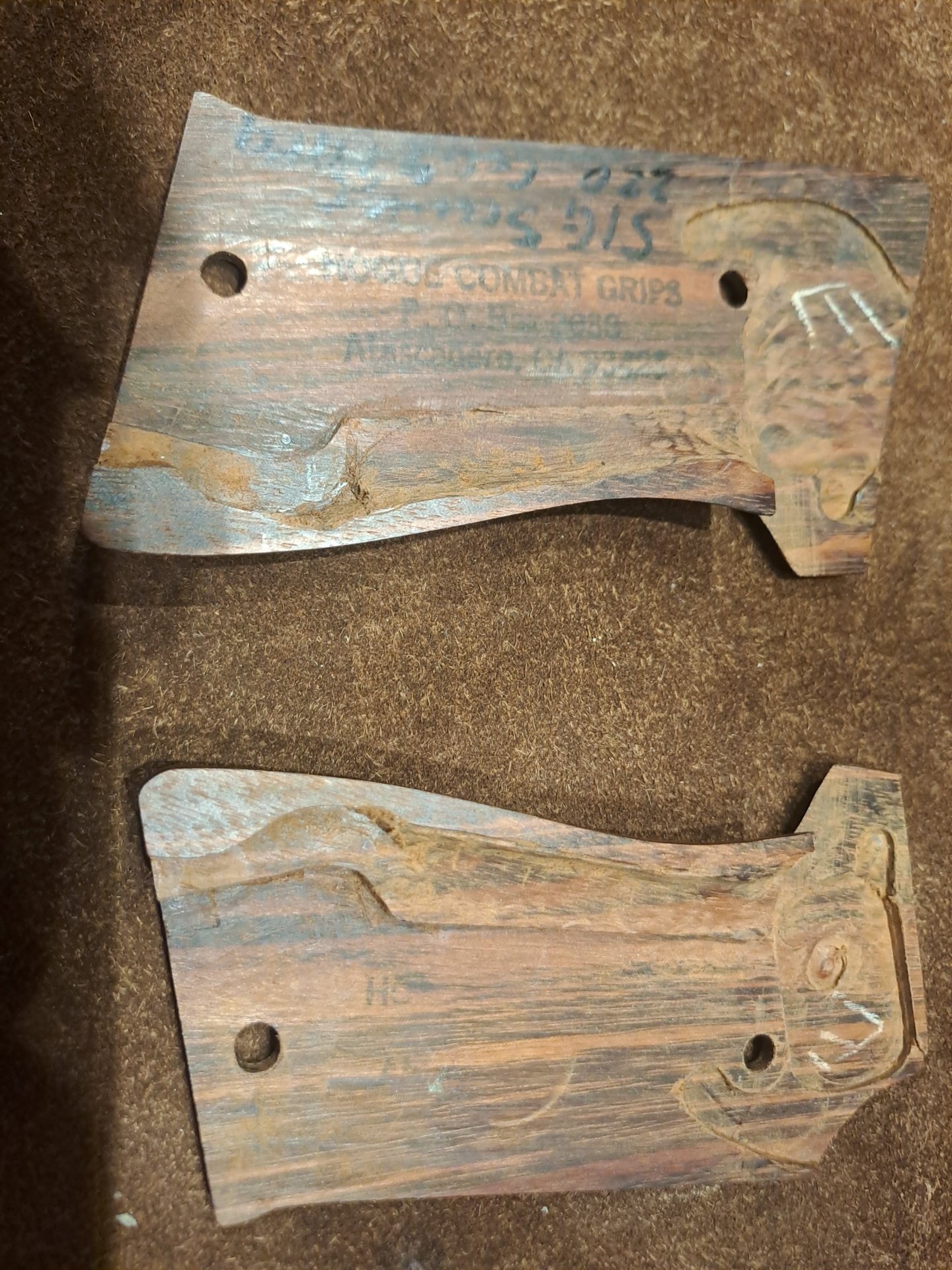 H&K P 9 s Holzgriffschalen neu – Bild 1