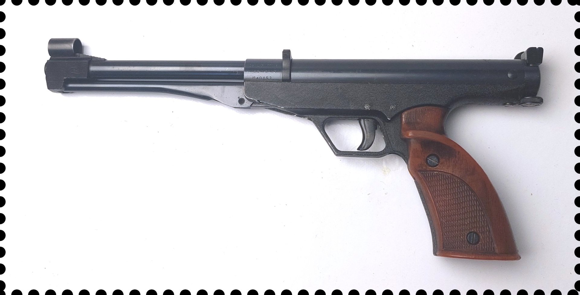 Vintage Luftpistole Spanien interessante Technik – Bild 1