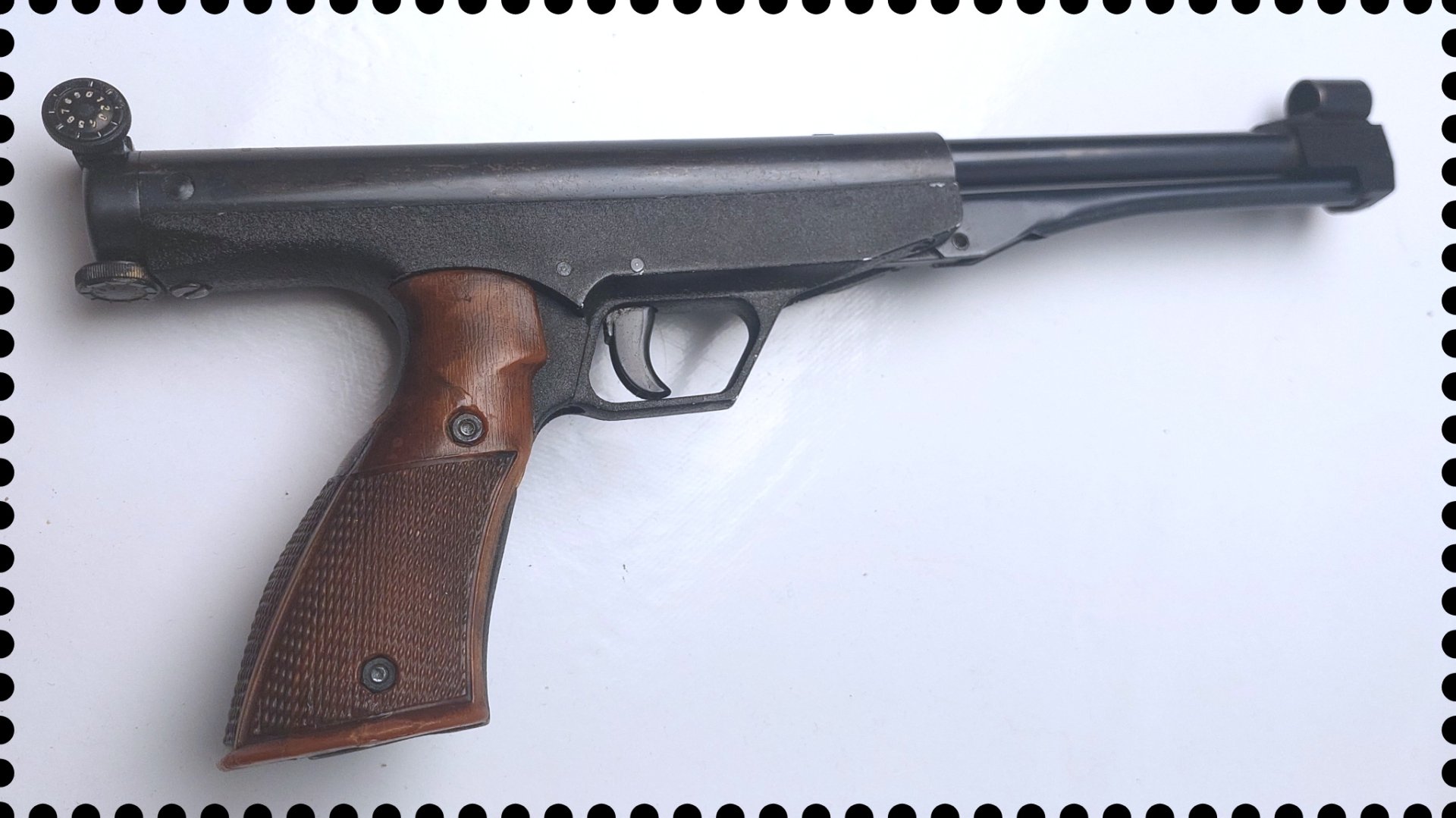 Vintage Luftpistole Spanien interessante Technik – Bild 2